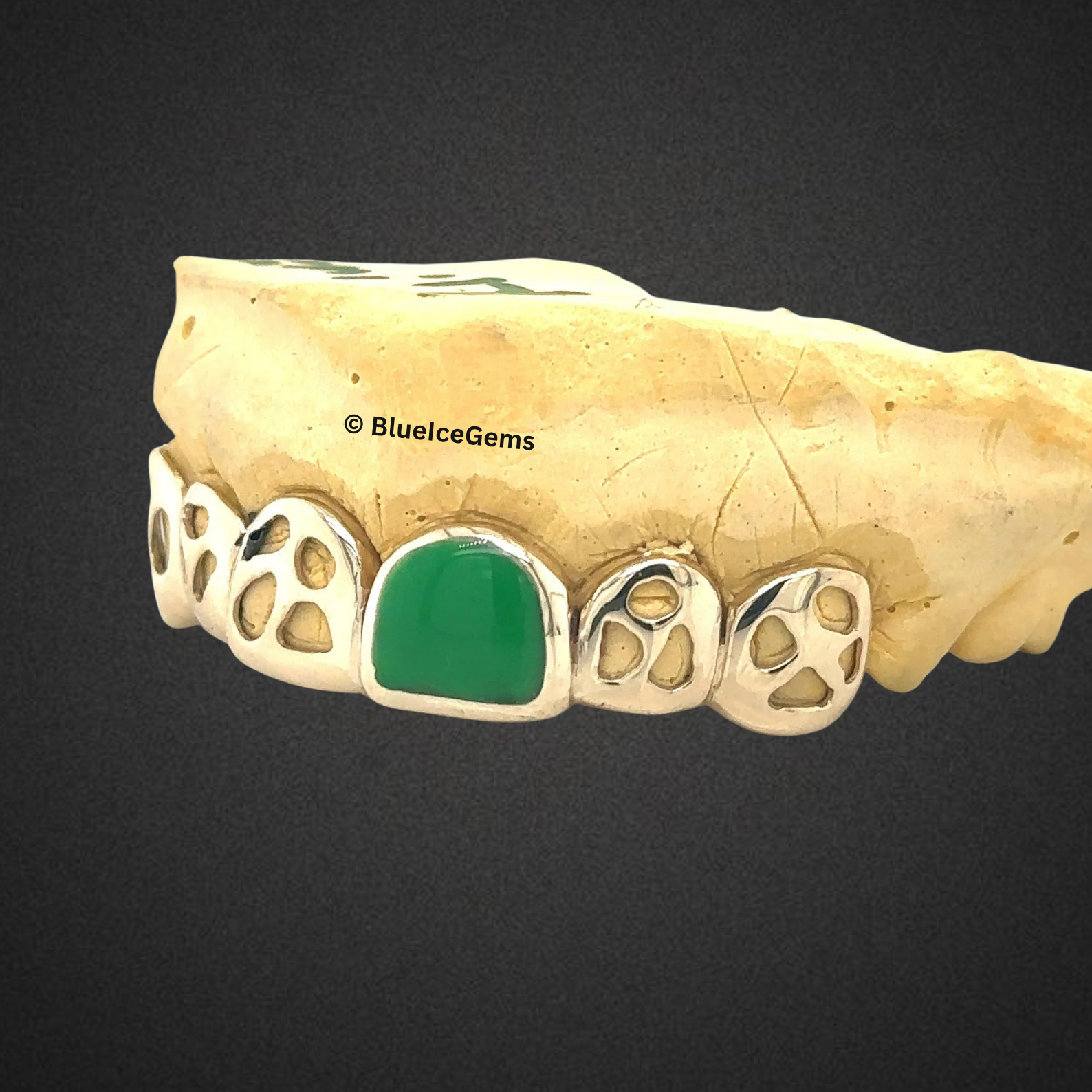 Green Matrix Art Grillz