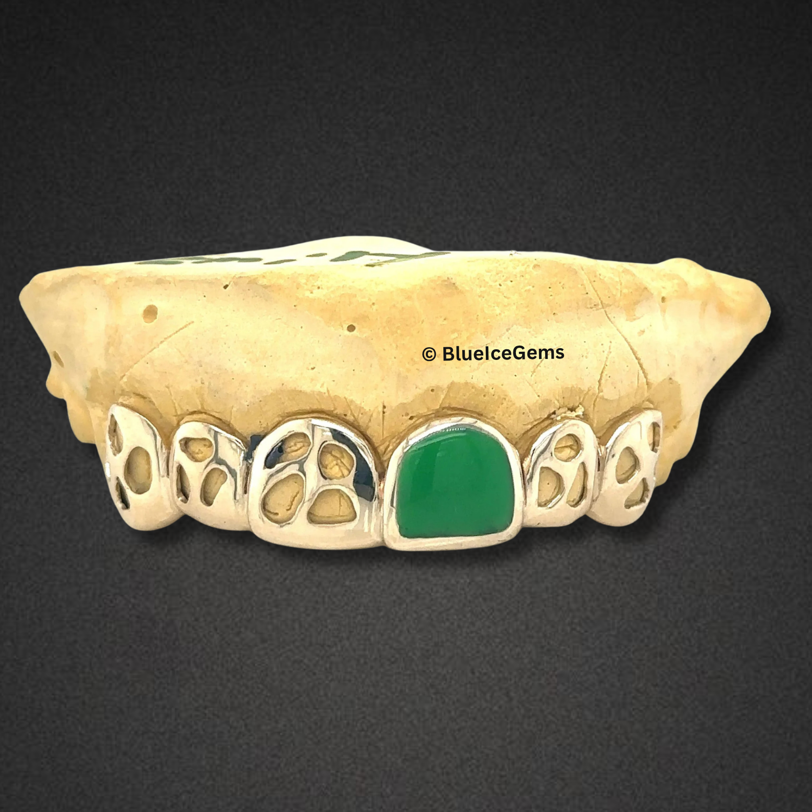 Green Matrix Art Grillz