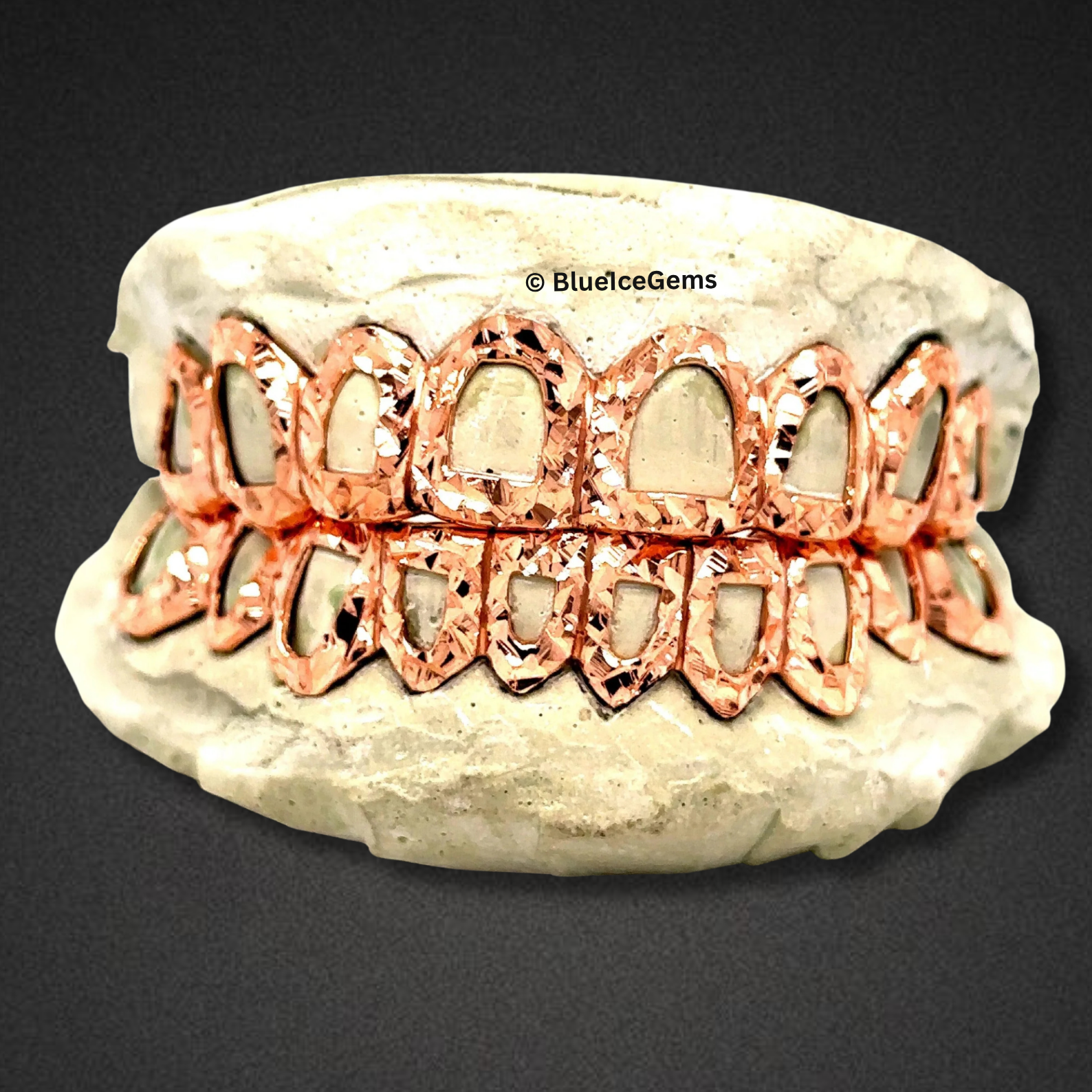 Rose Prism Open-Face Grillz