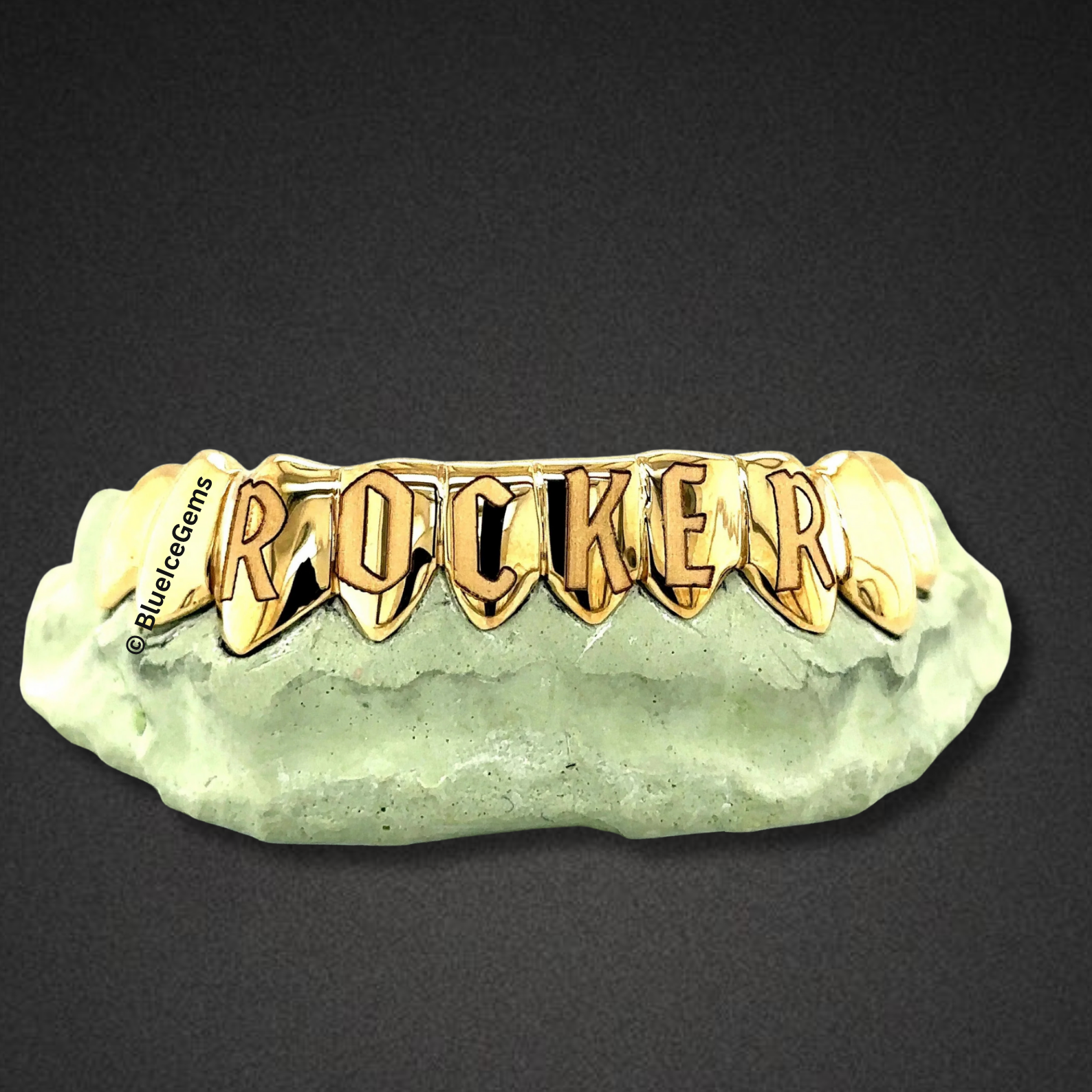 Rocker Gold Letter Grillz
