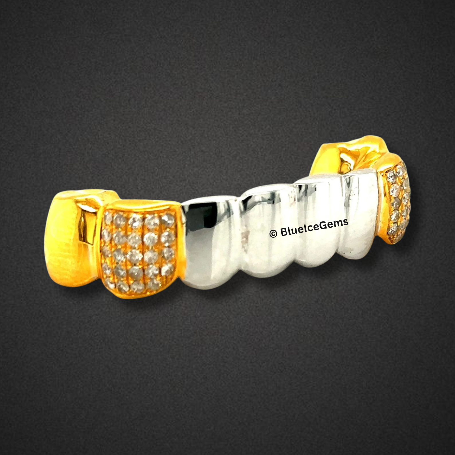 Diamond-End Contrast Grillz