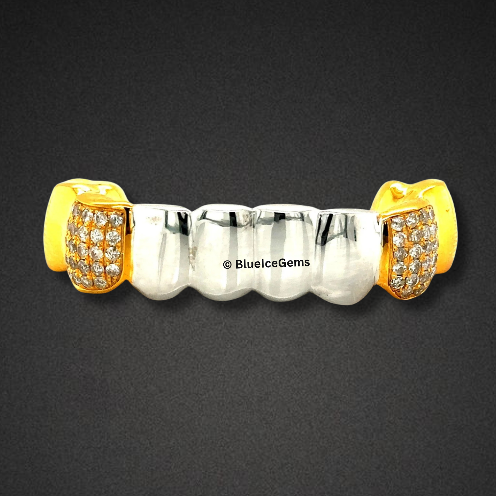 Diamond-End Contrast Grillz
