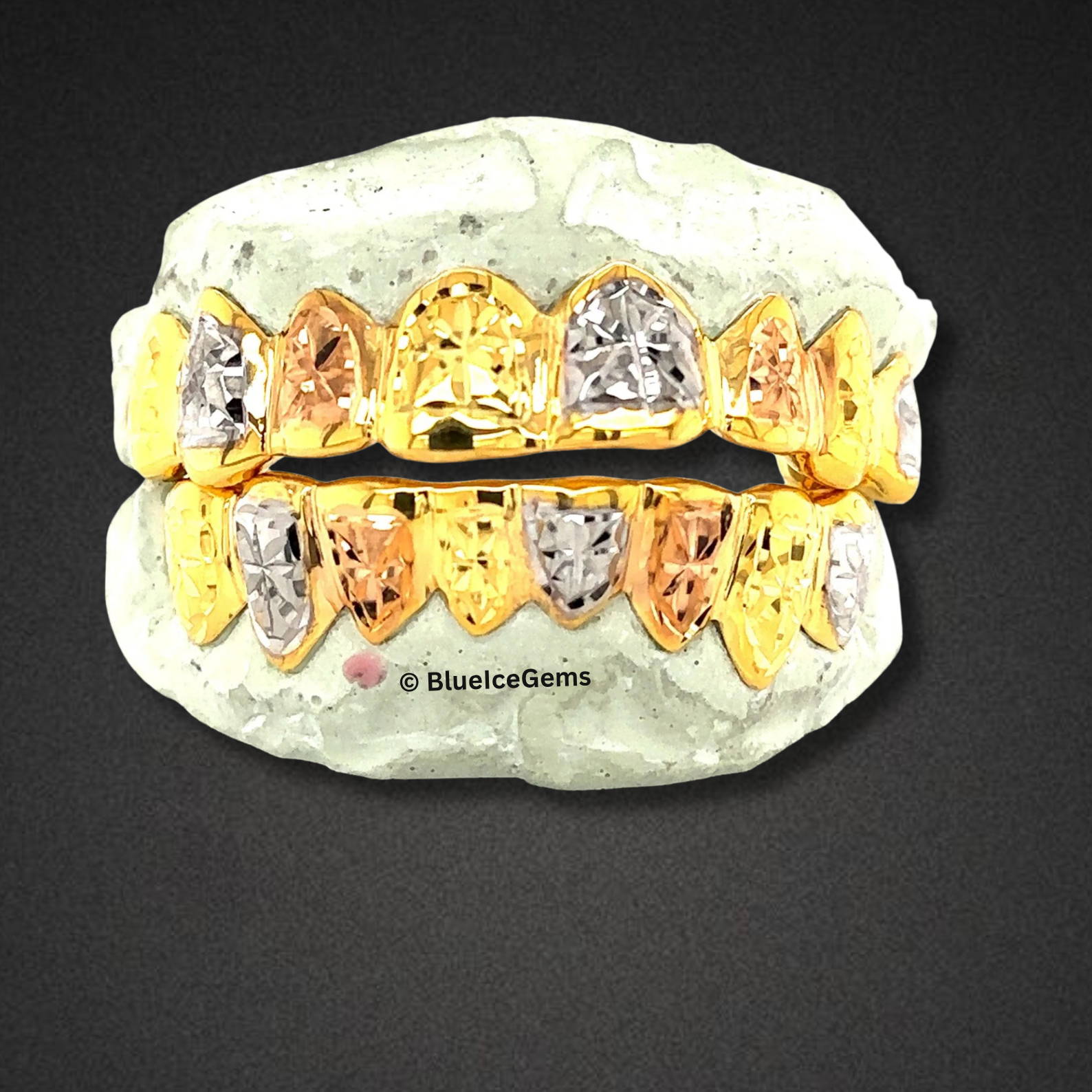 Tri-Tone Peak Grillz Set