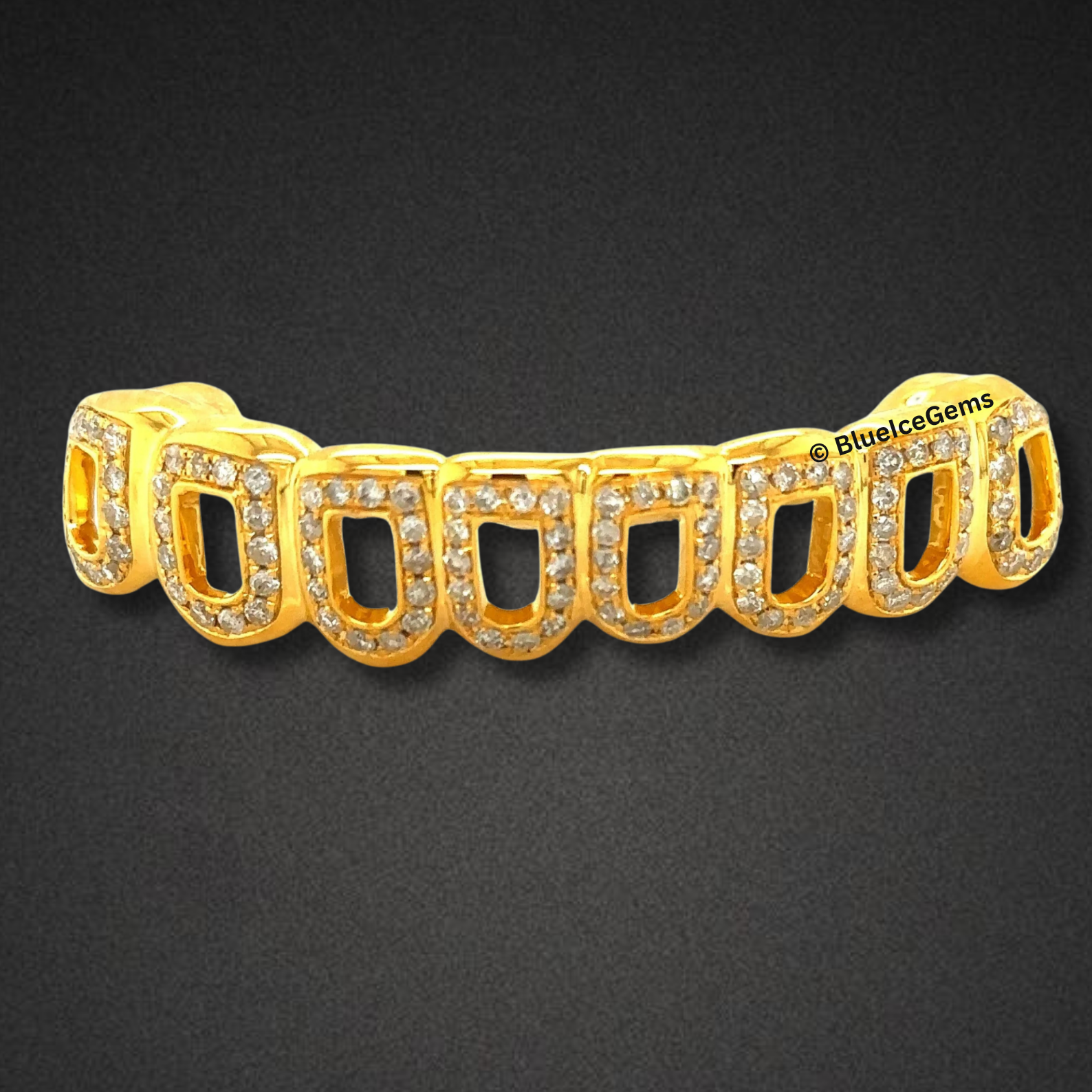 Iced Box-Cut Open Grillz