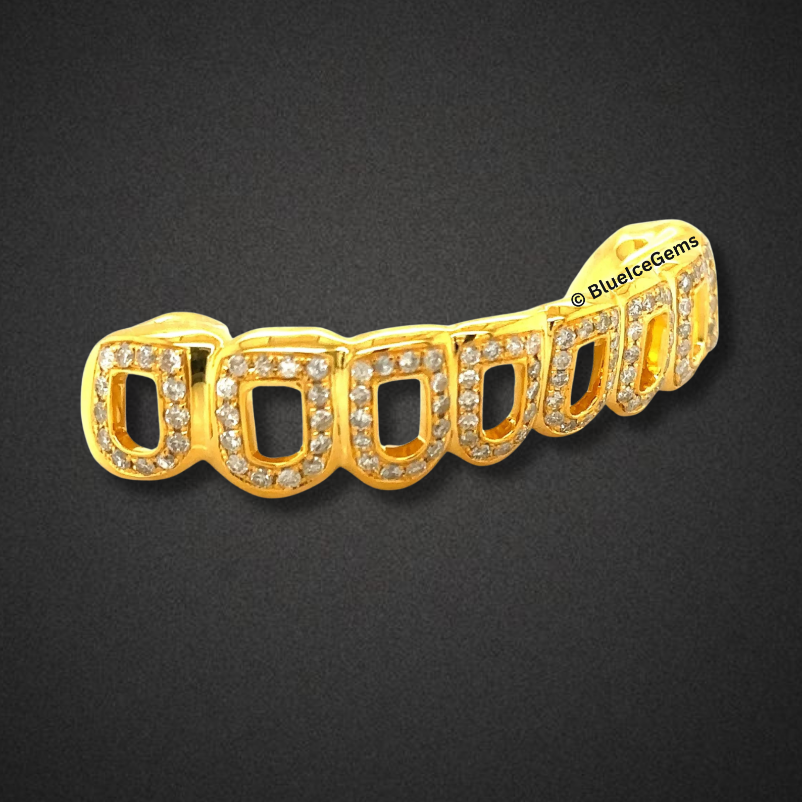Iced Box-Cut Open Grillz