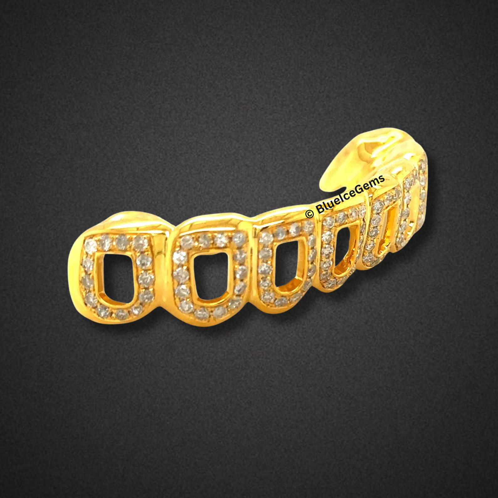 Iced Box-Cut Open Grillz
