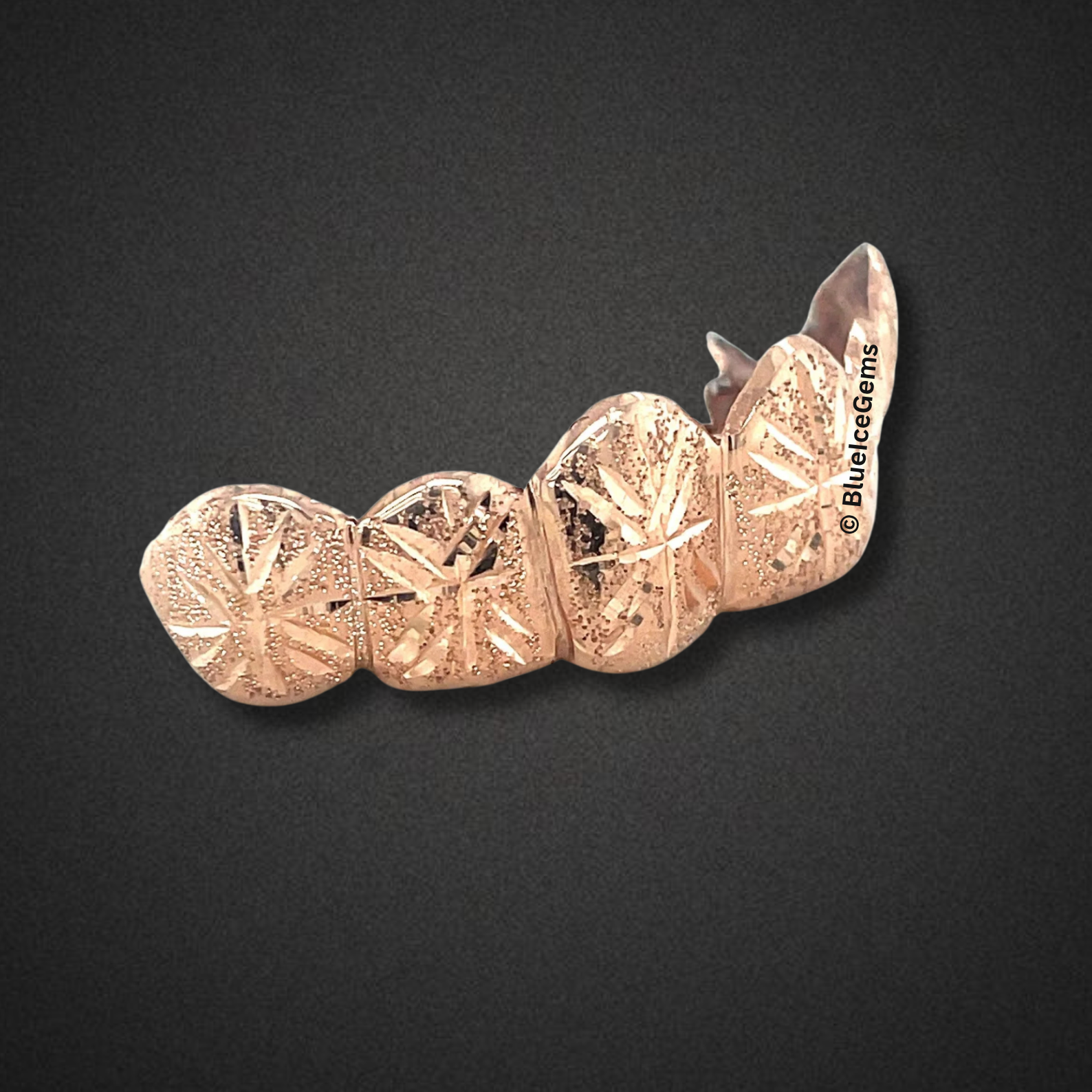 Rose Gold Frostburst Grillz
