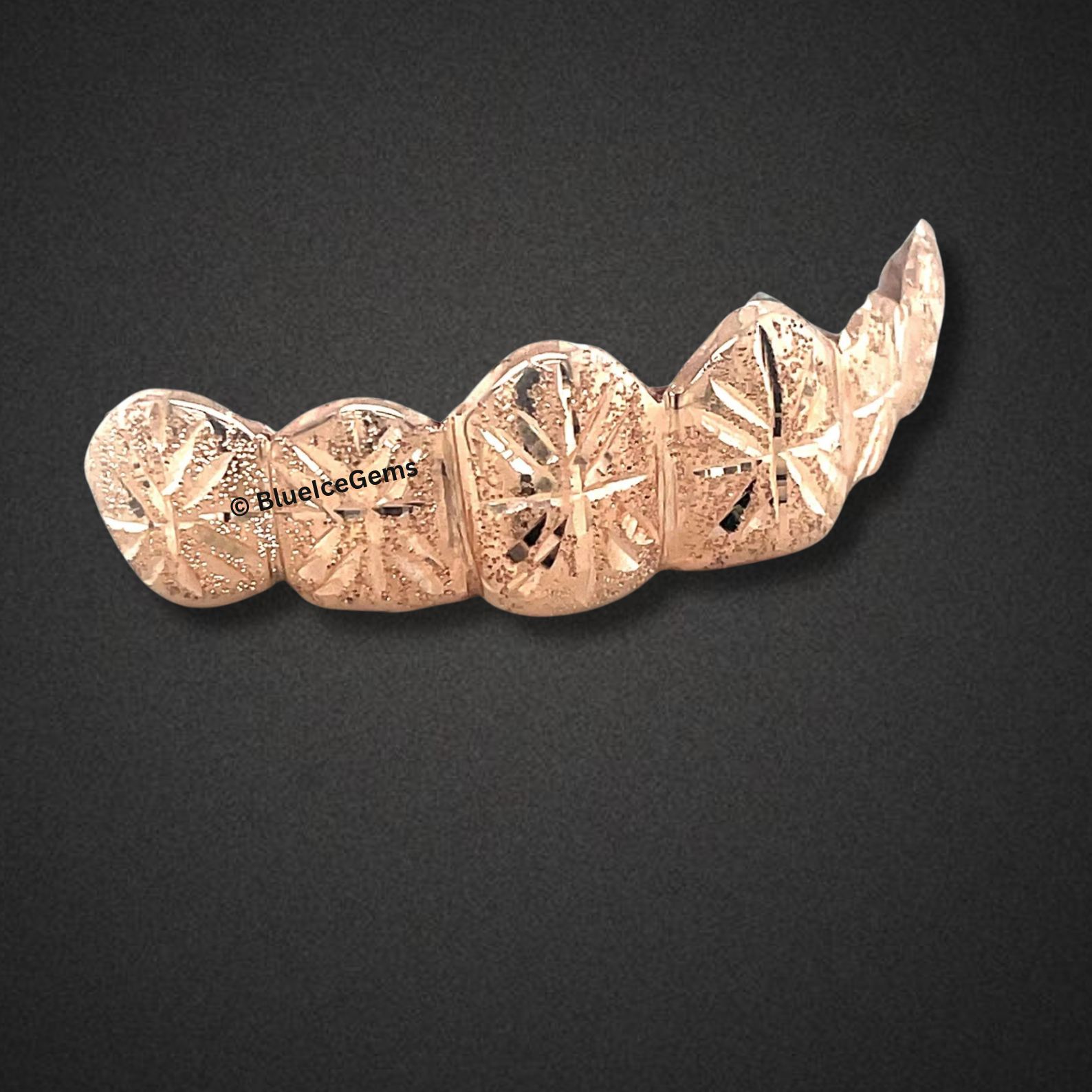 Rose Gold Frostburst Grillz