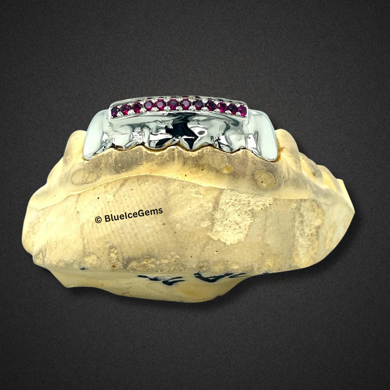 The "Ruby Fang" Dual-Tone Grillz