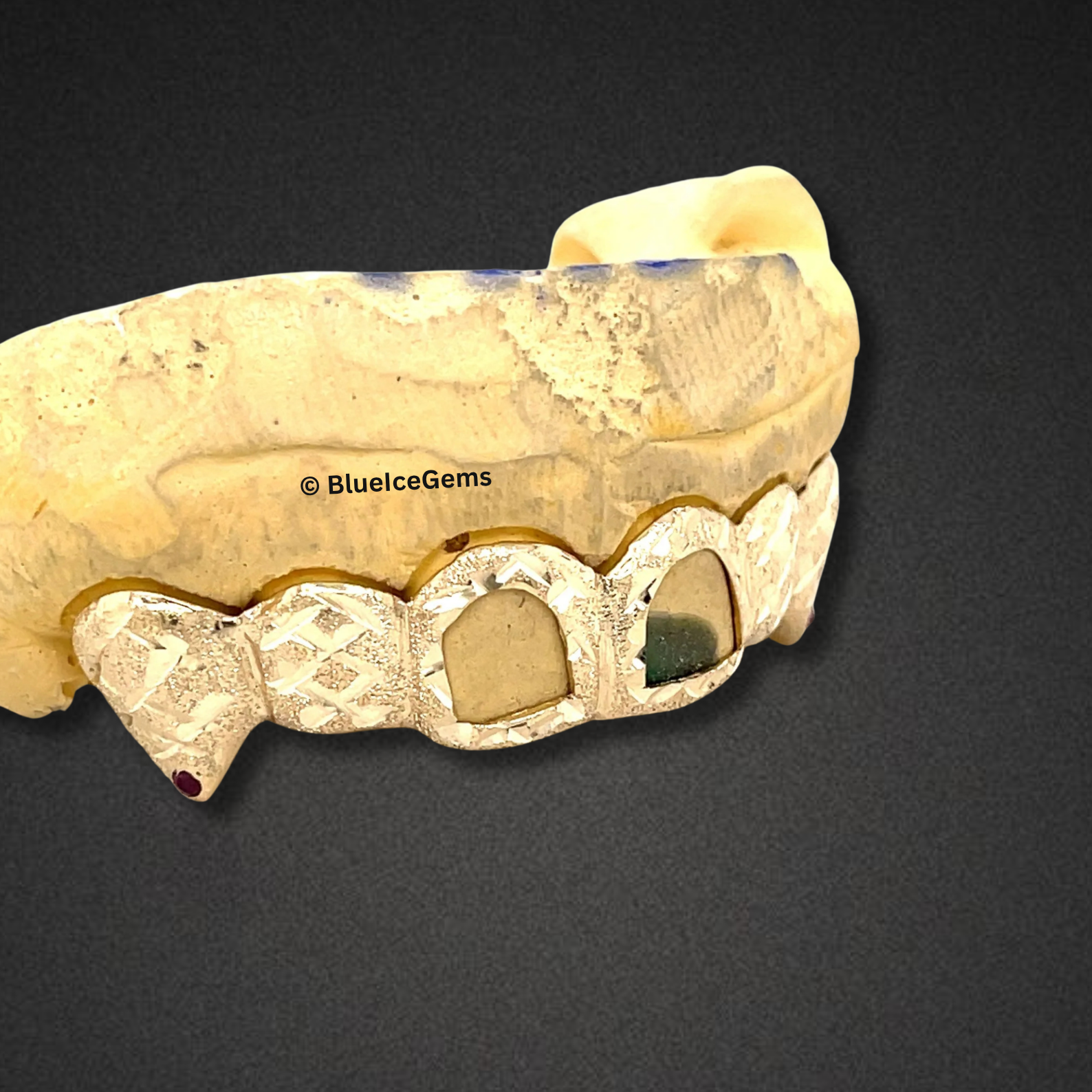 The "Icy Fang" Textured Grillz