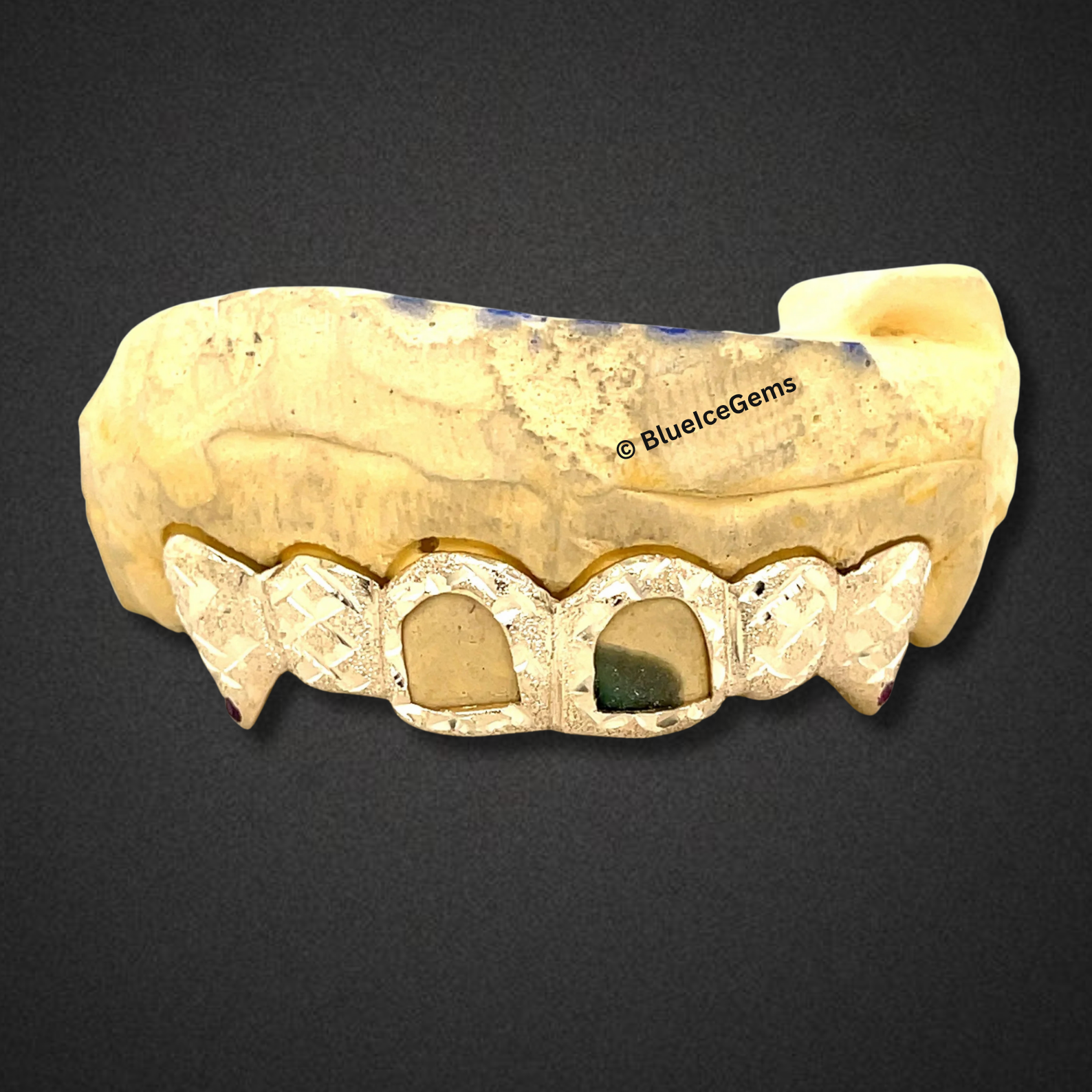 The "Icy Fang" Textured Grillz