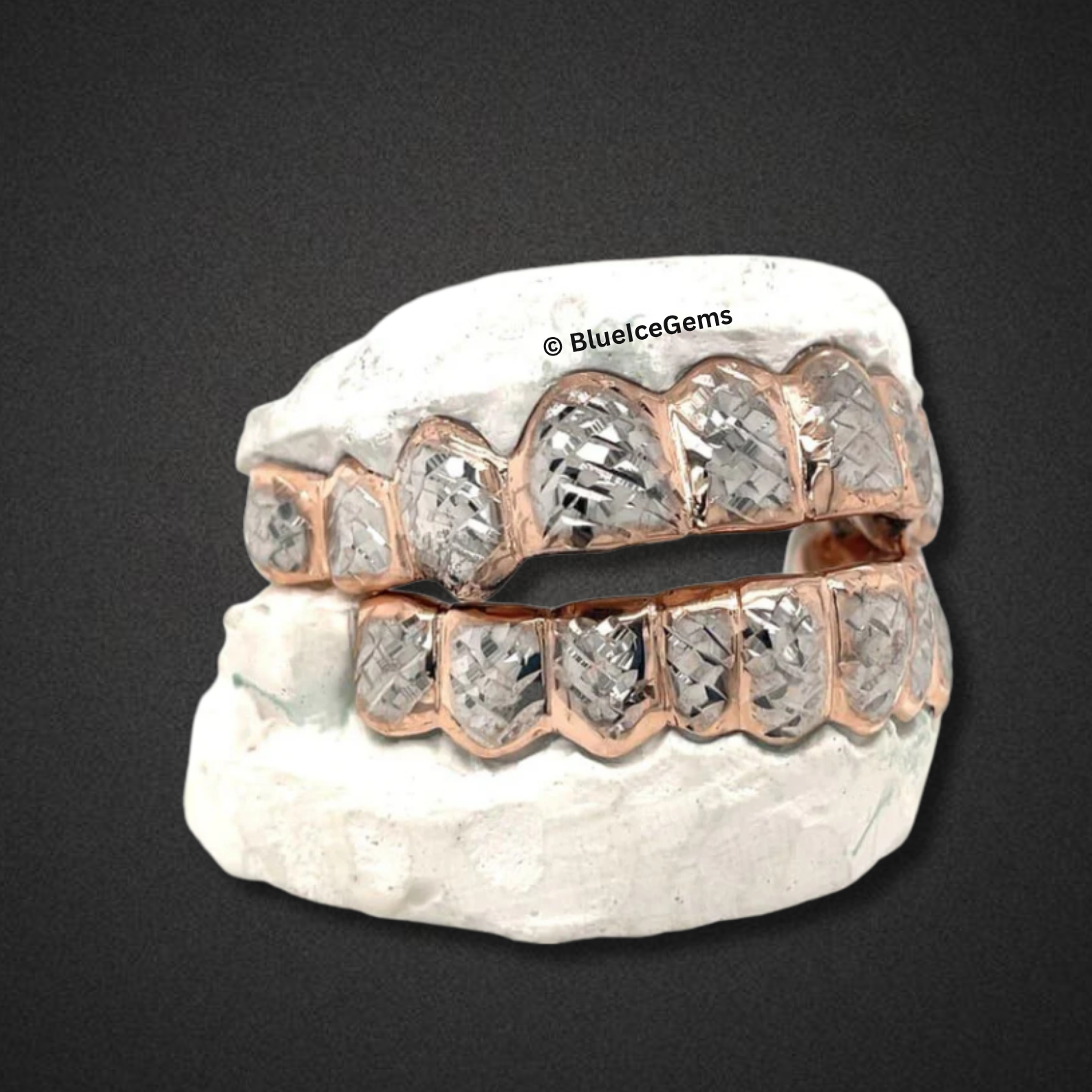 Rose Gold Nugget Grillz