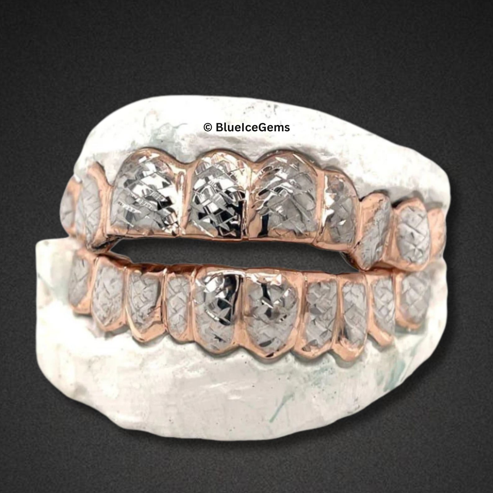 Rose Gold Nugget Grillz