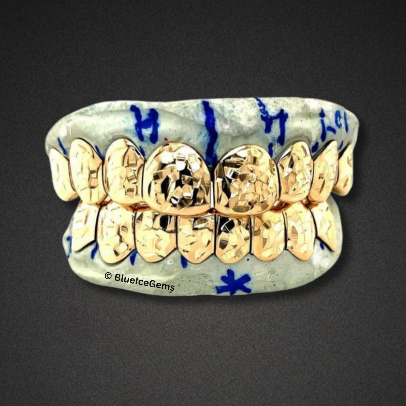Fully Iced Out Nugget Grillz