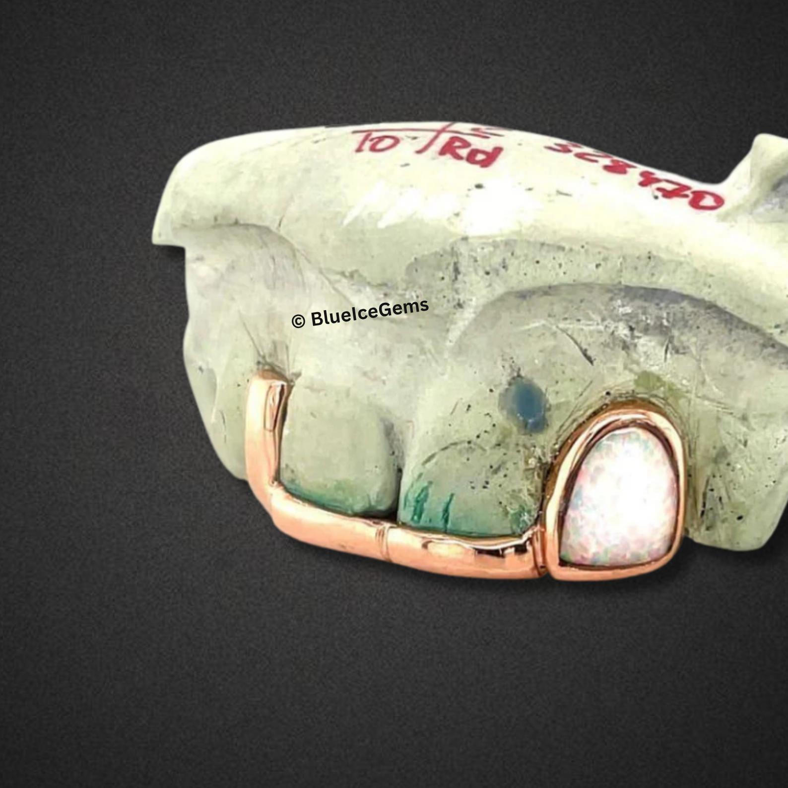 "The Aura" Opal and Rose Gold Grillz