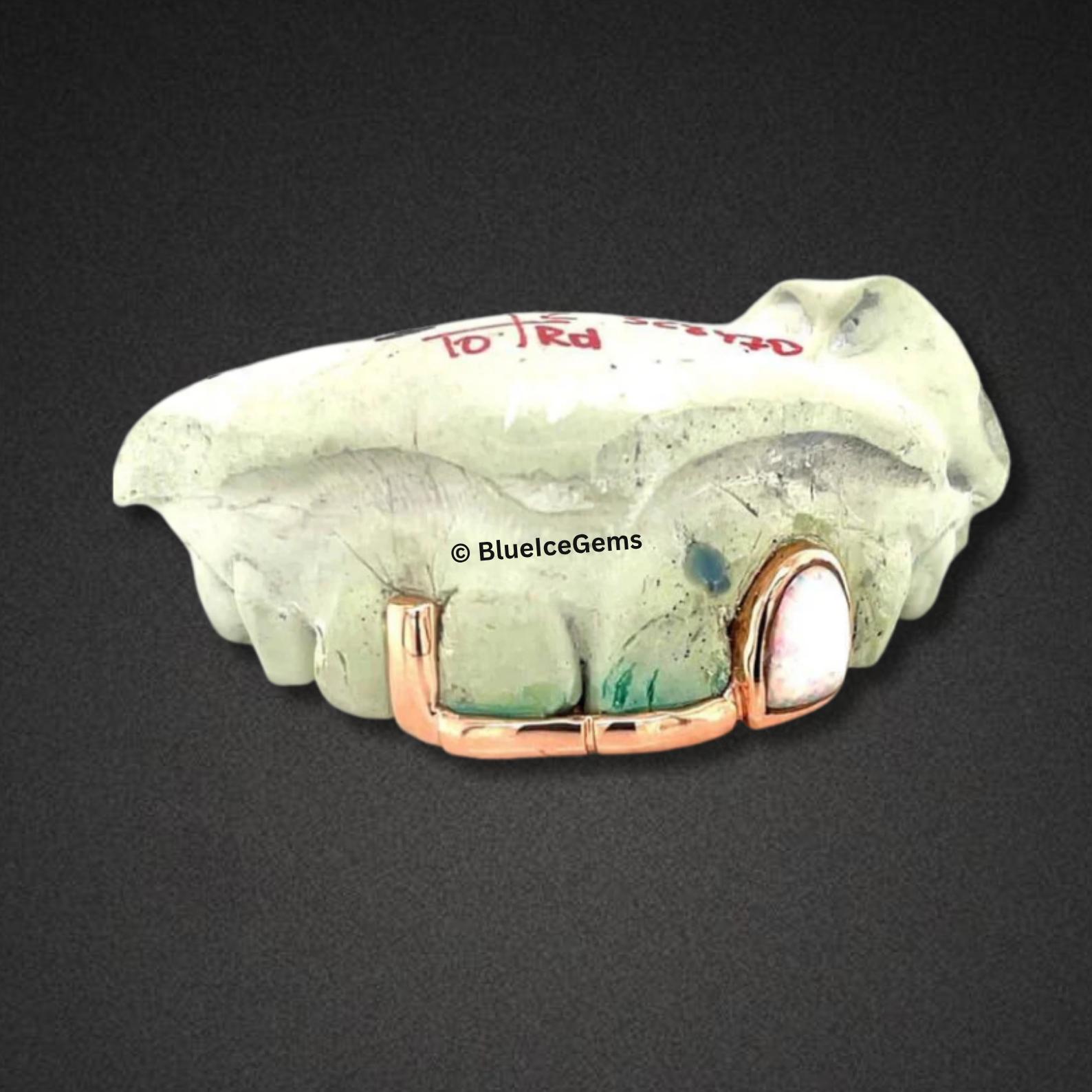"The Aura" Opal and Rose Gold Grillz