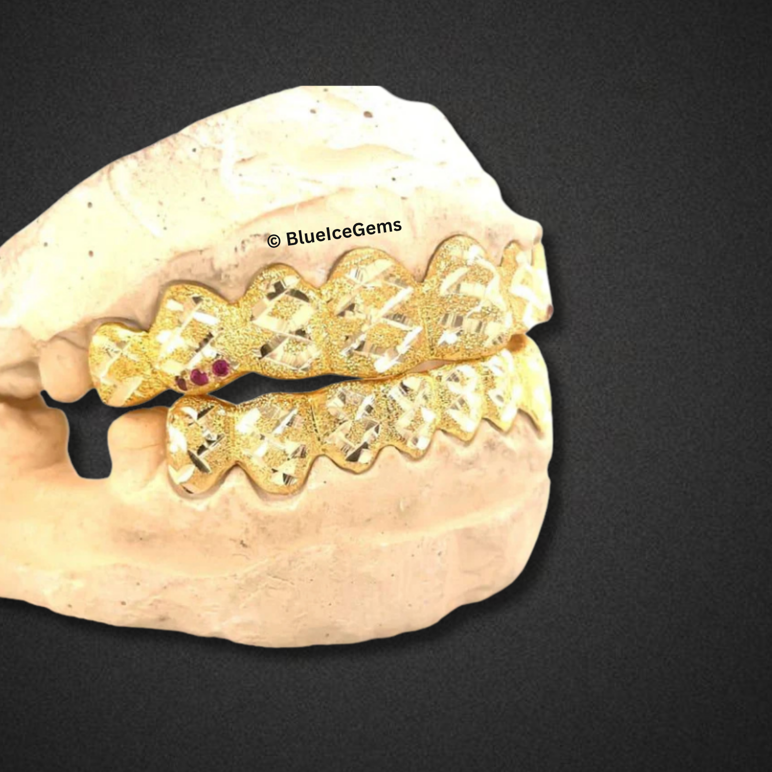 Full Diamond-Cut Lattice Grillz