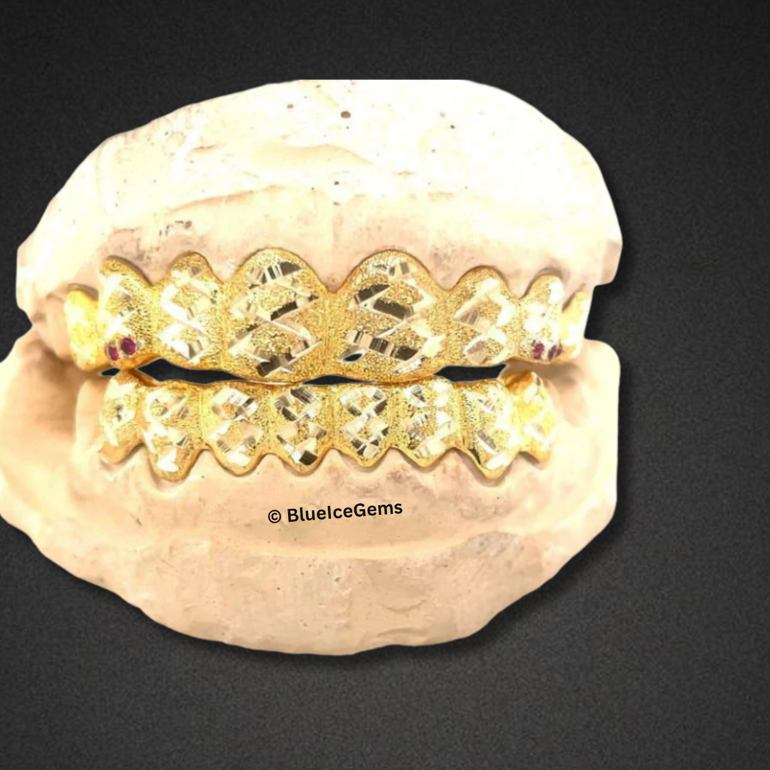 Full Diamond-Cut Lattice Grillz