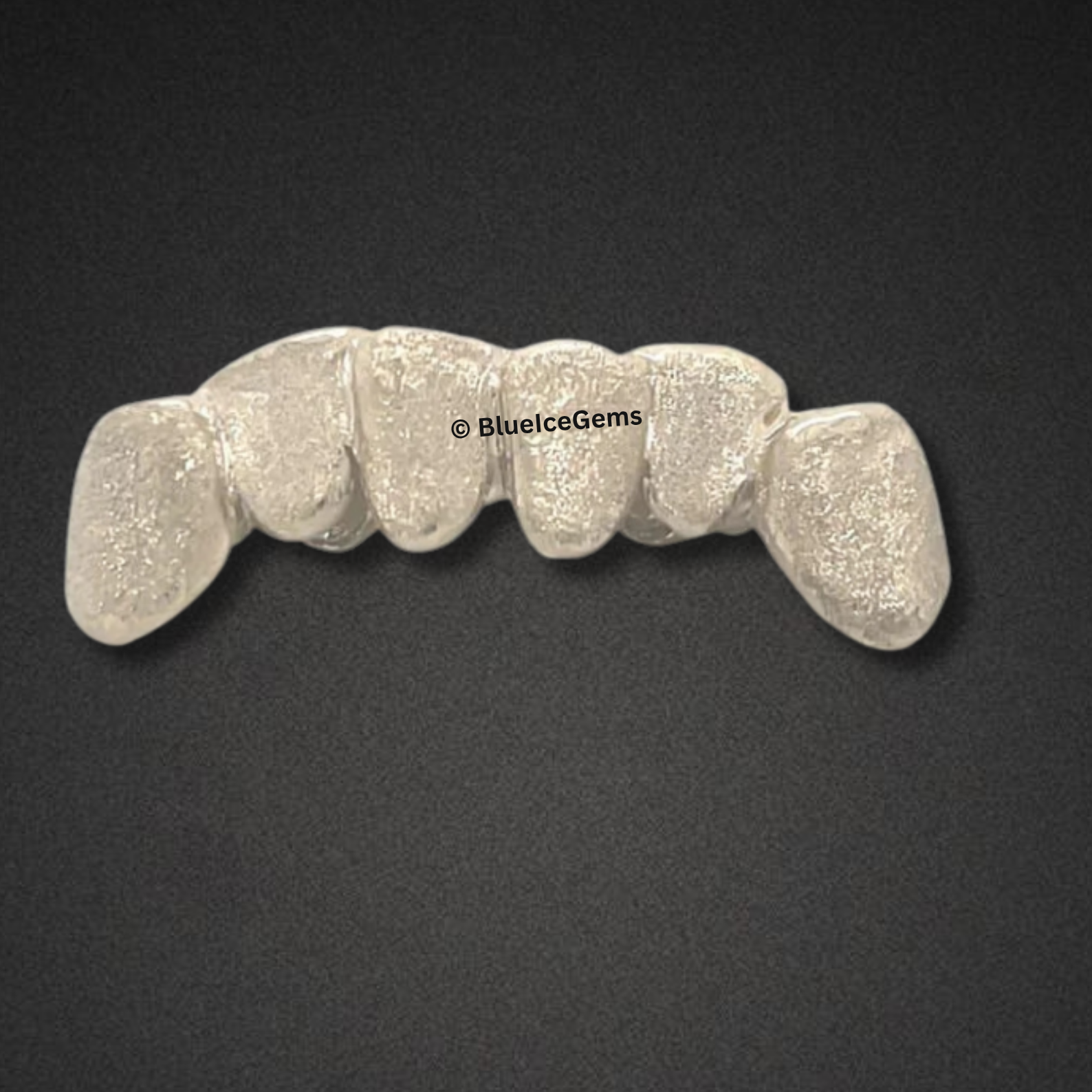 Pure Frosted Silver Grillz