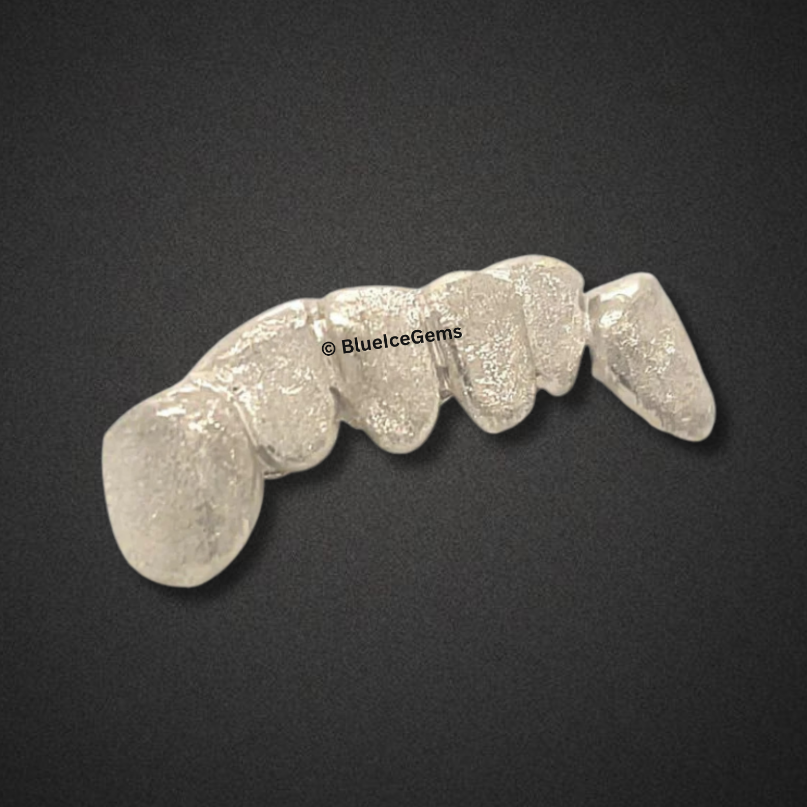 Pure Frosted Silver Grillz