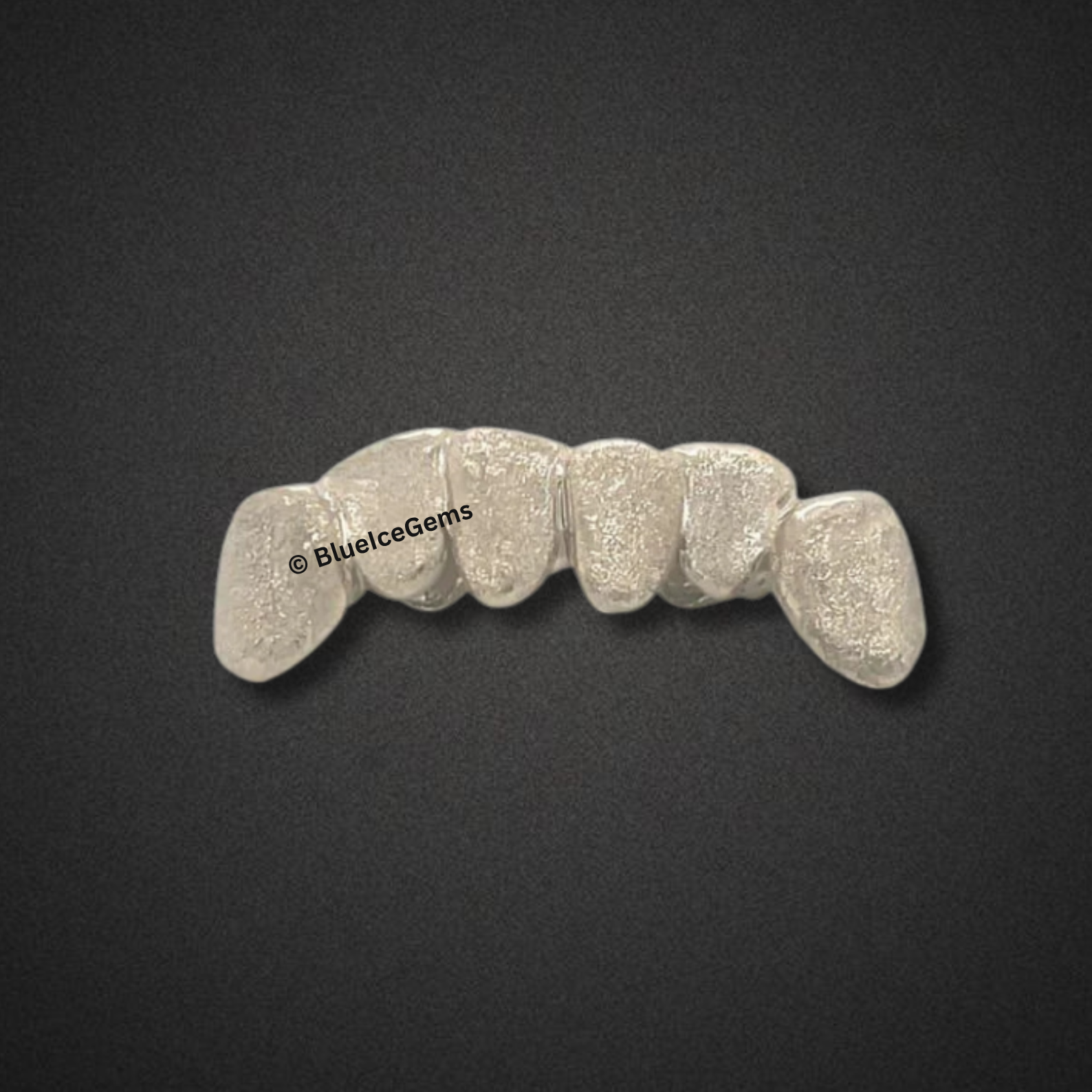 Pure Frosted Silver Grillz