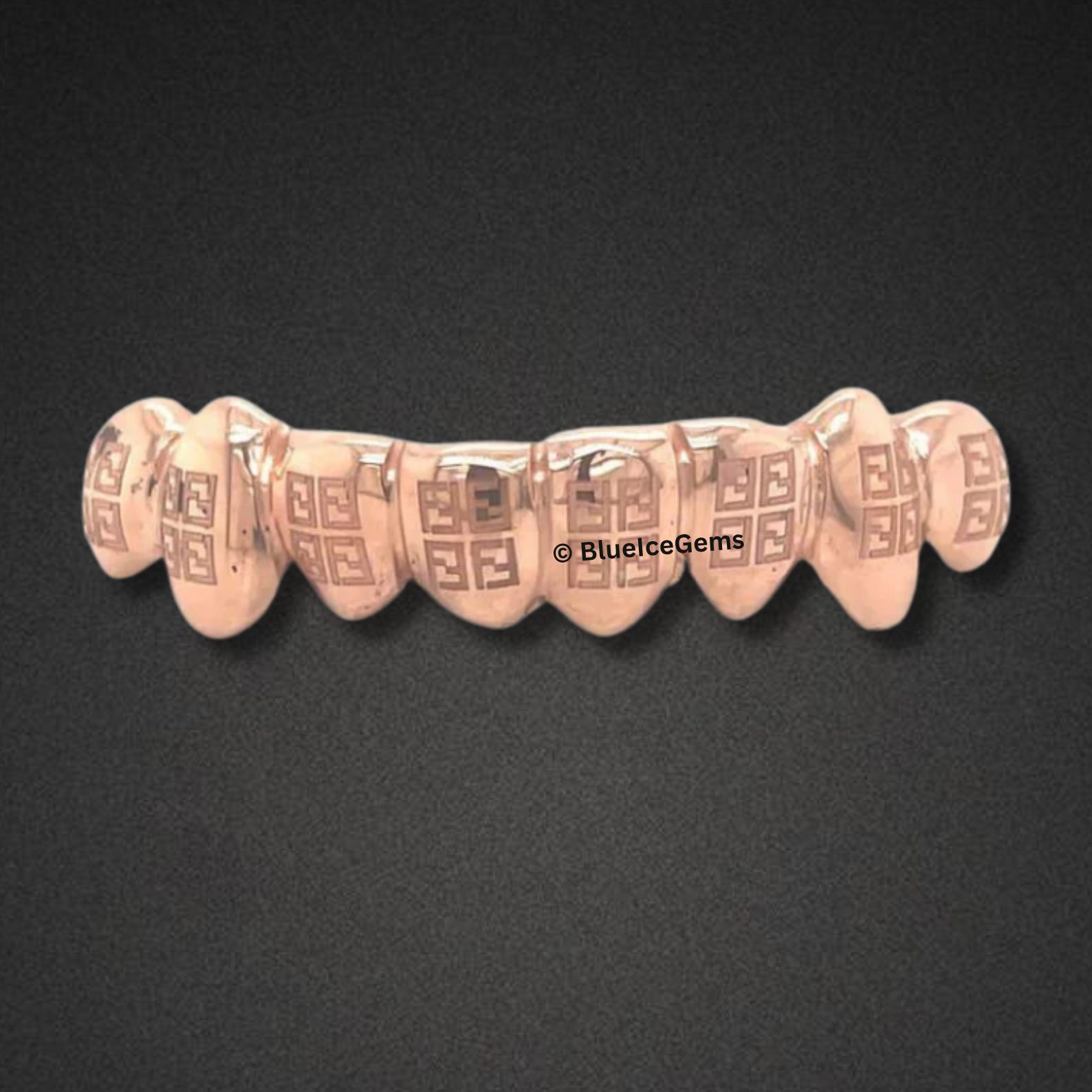 Rose Gold Versace-Style Grillz