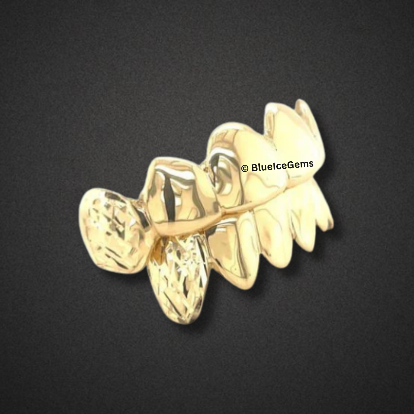 Yellow Gold Open-Face Classic Grillz