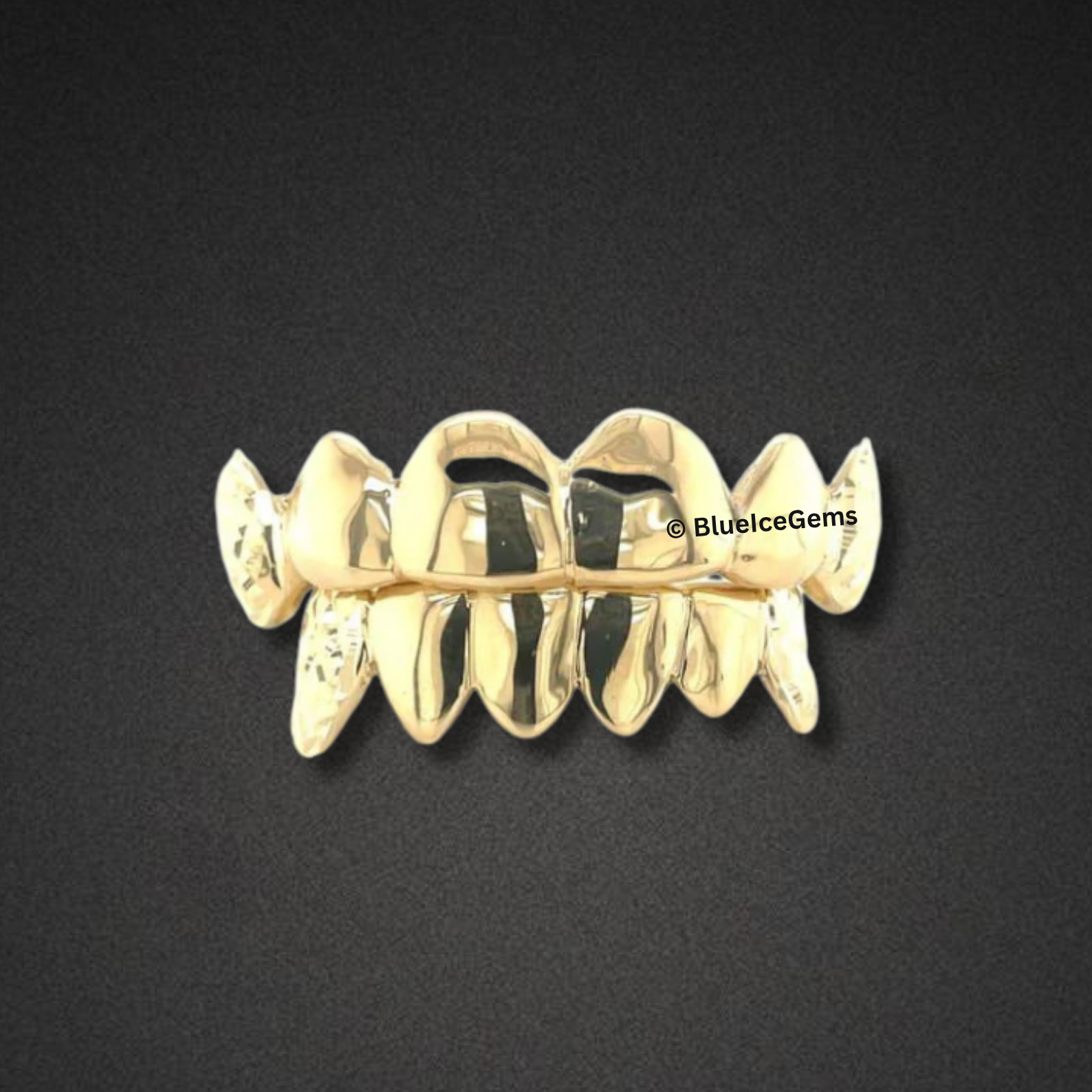 Yellow Gold Open-Face Classic Grillz