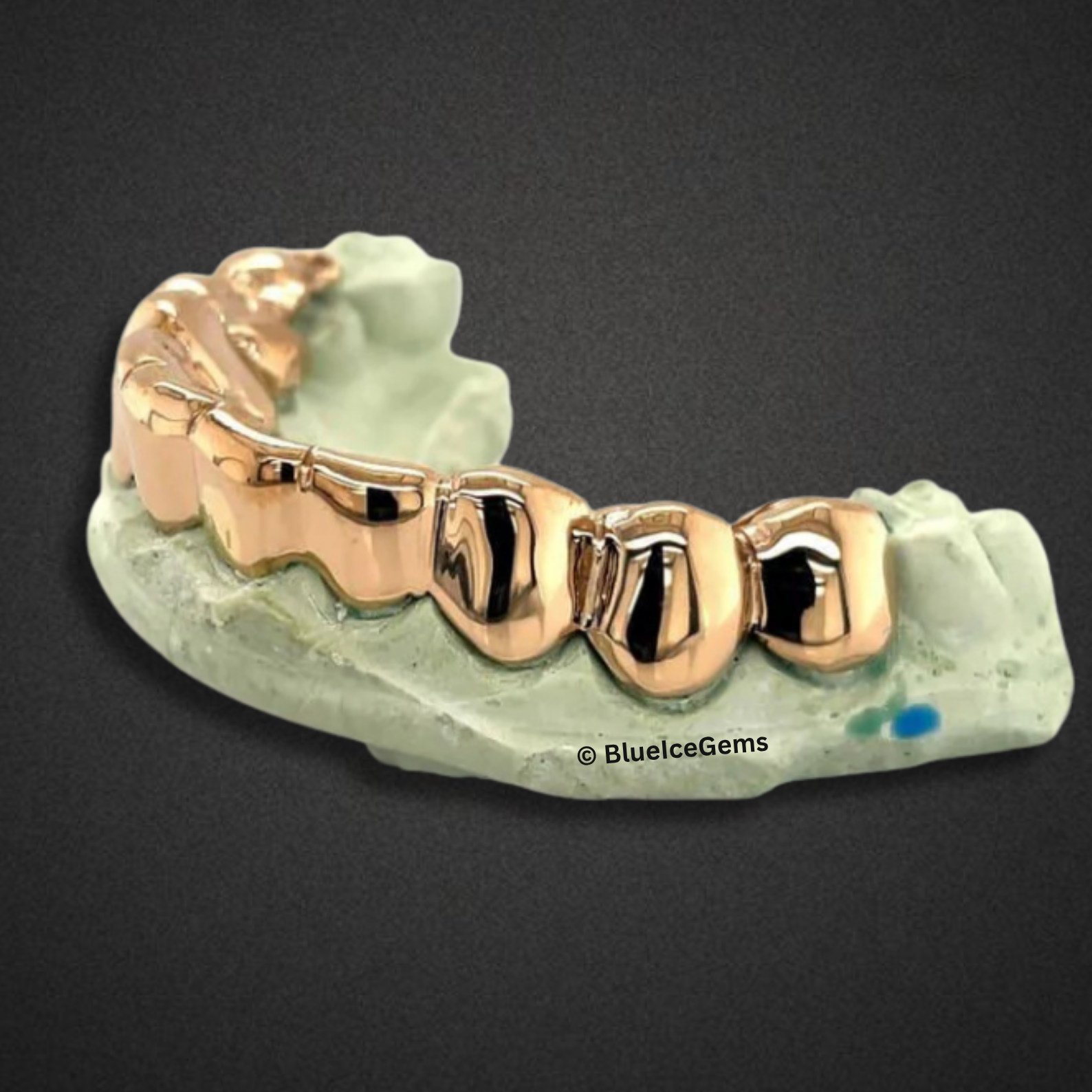 Solid Rose Gold Classic Grillz