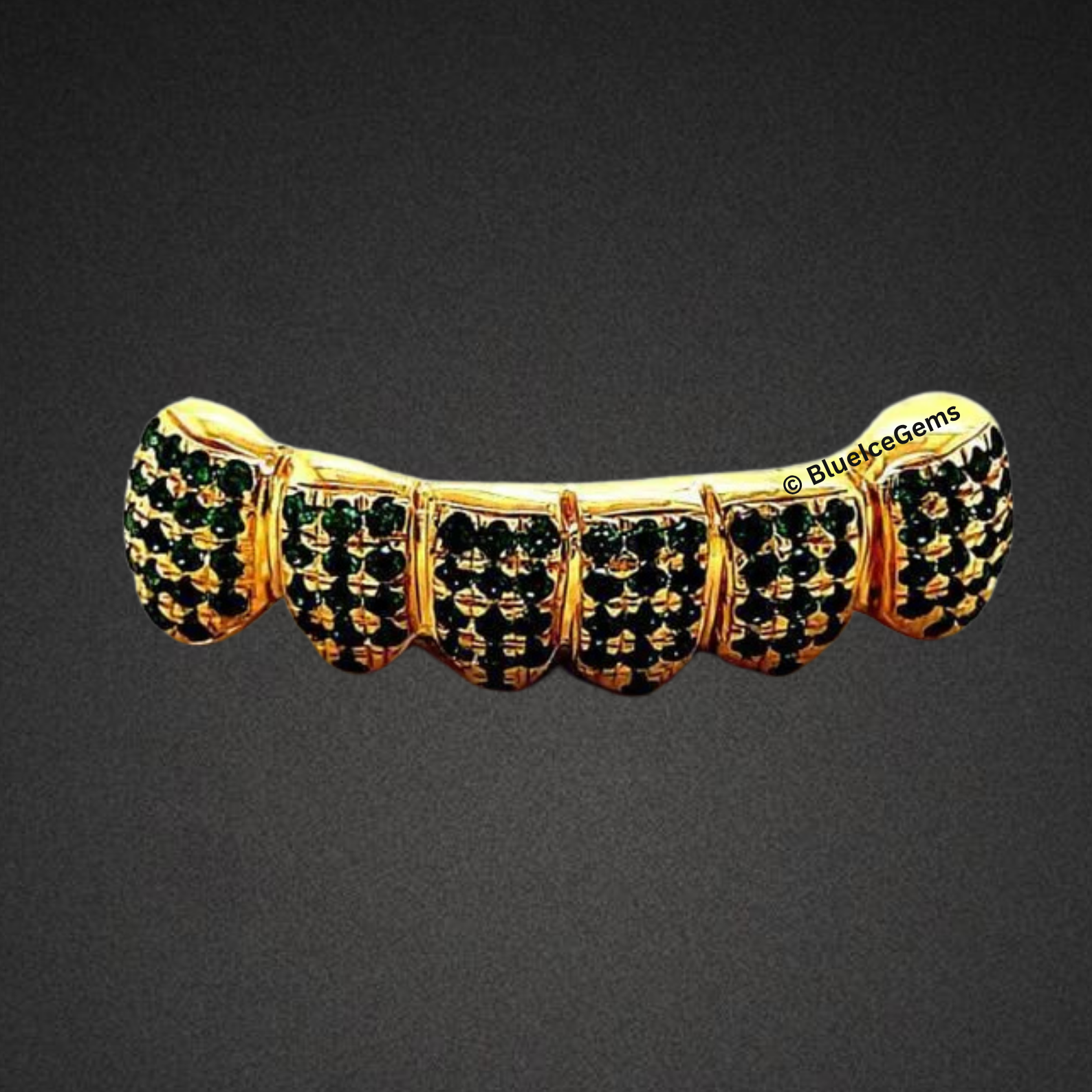 Emerald Blaze Pavé Grillz