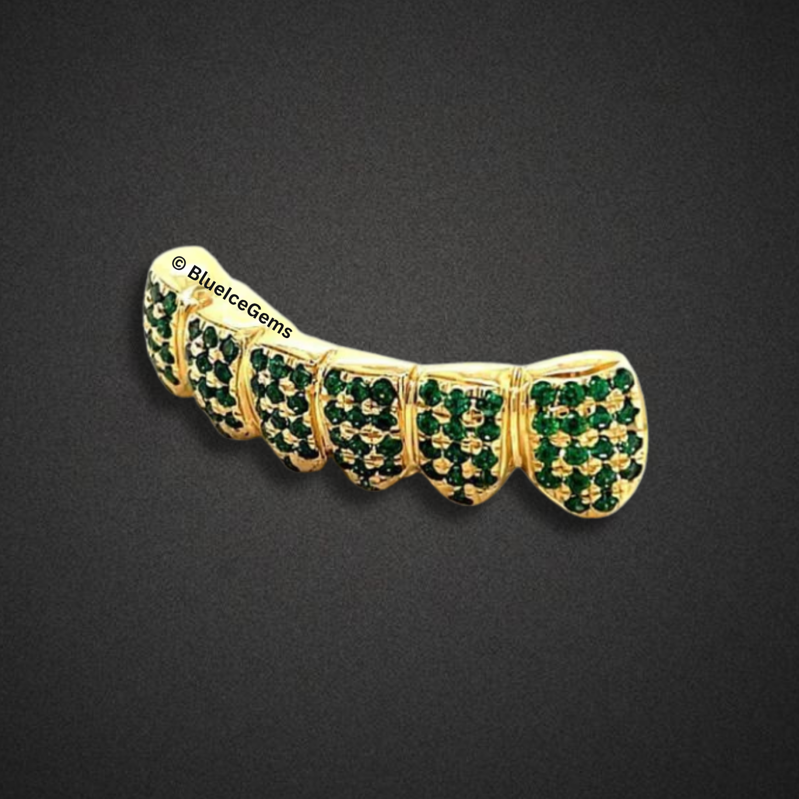 Emerald Blaze Pavé Grillz