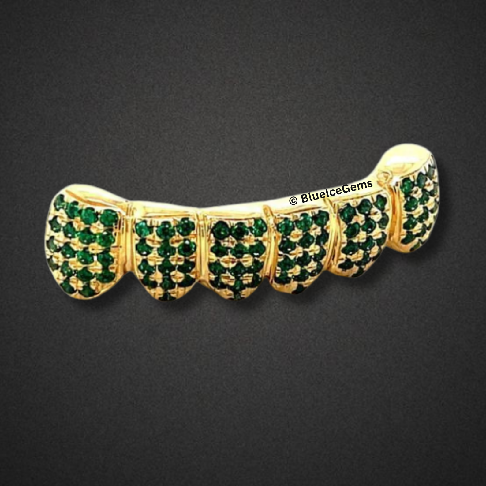 Emerald Blaze Pavé Grillz