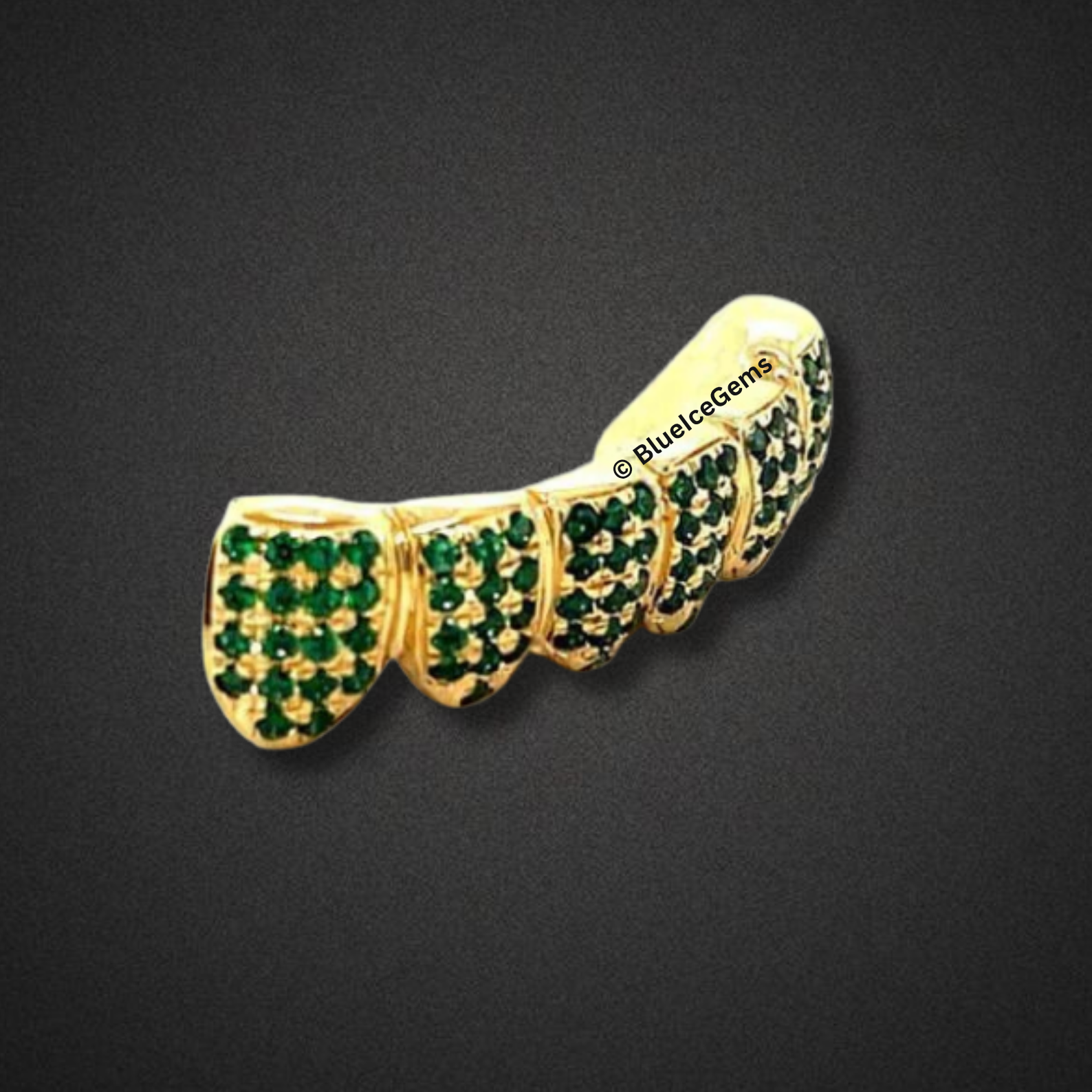 Emerald Blaze Pavé Grillz