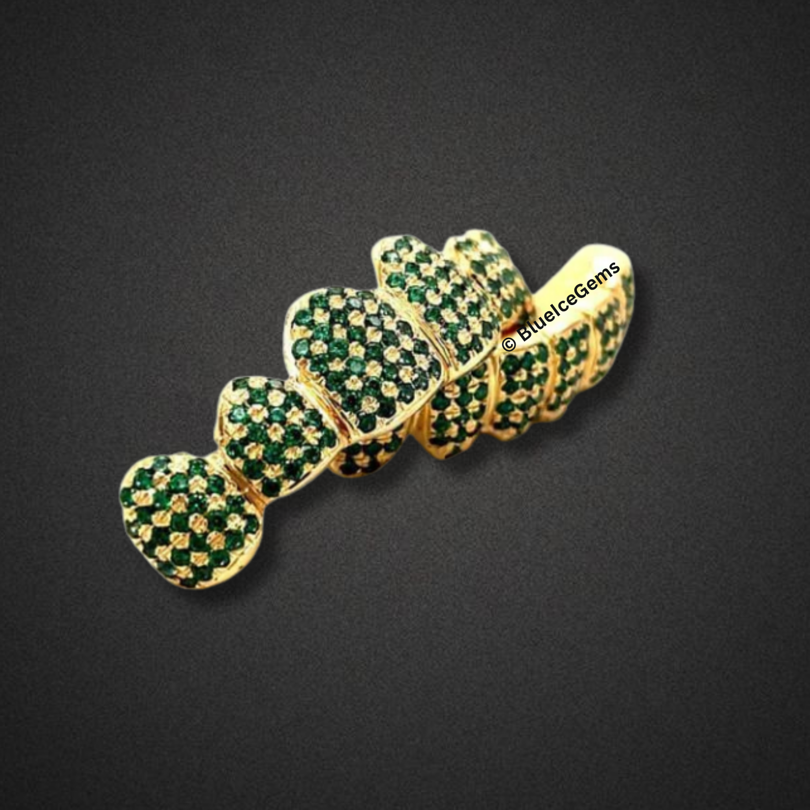 Emerald Surge Pavé Grillz