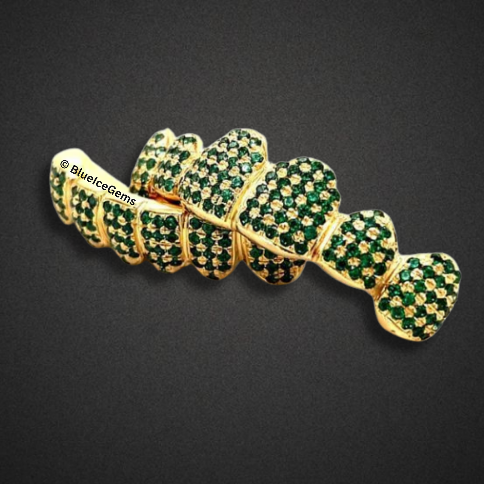 Emerald Surge Pavé Grillz