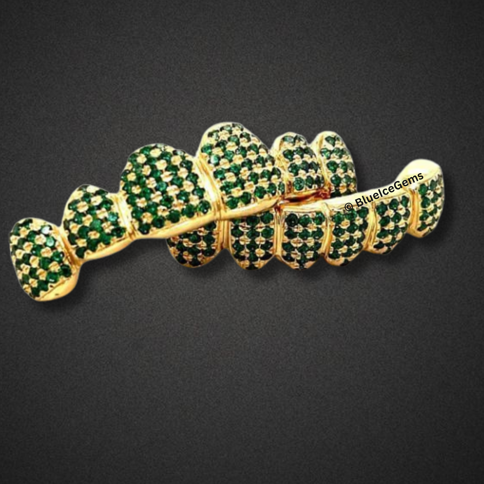 Emerald Surge Pavé Grillz
