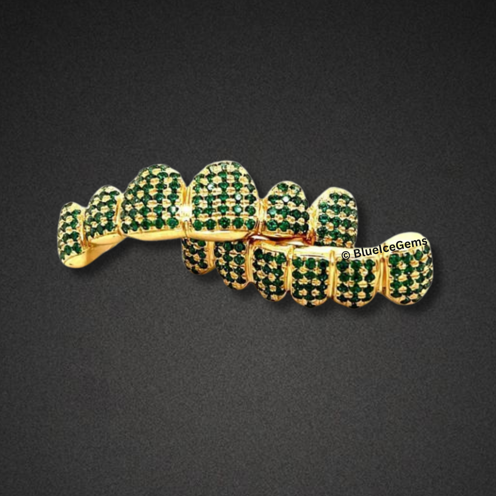 Emerald Surge Pavé Grillz