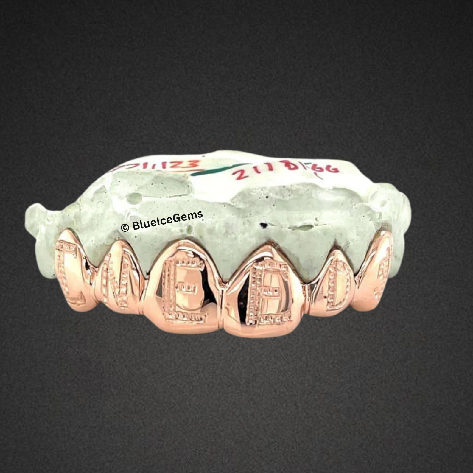 Rose Script Name Grillz
