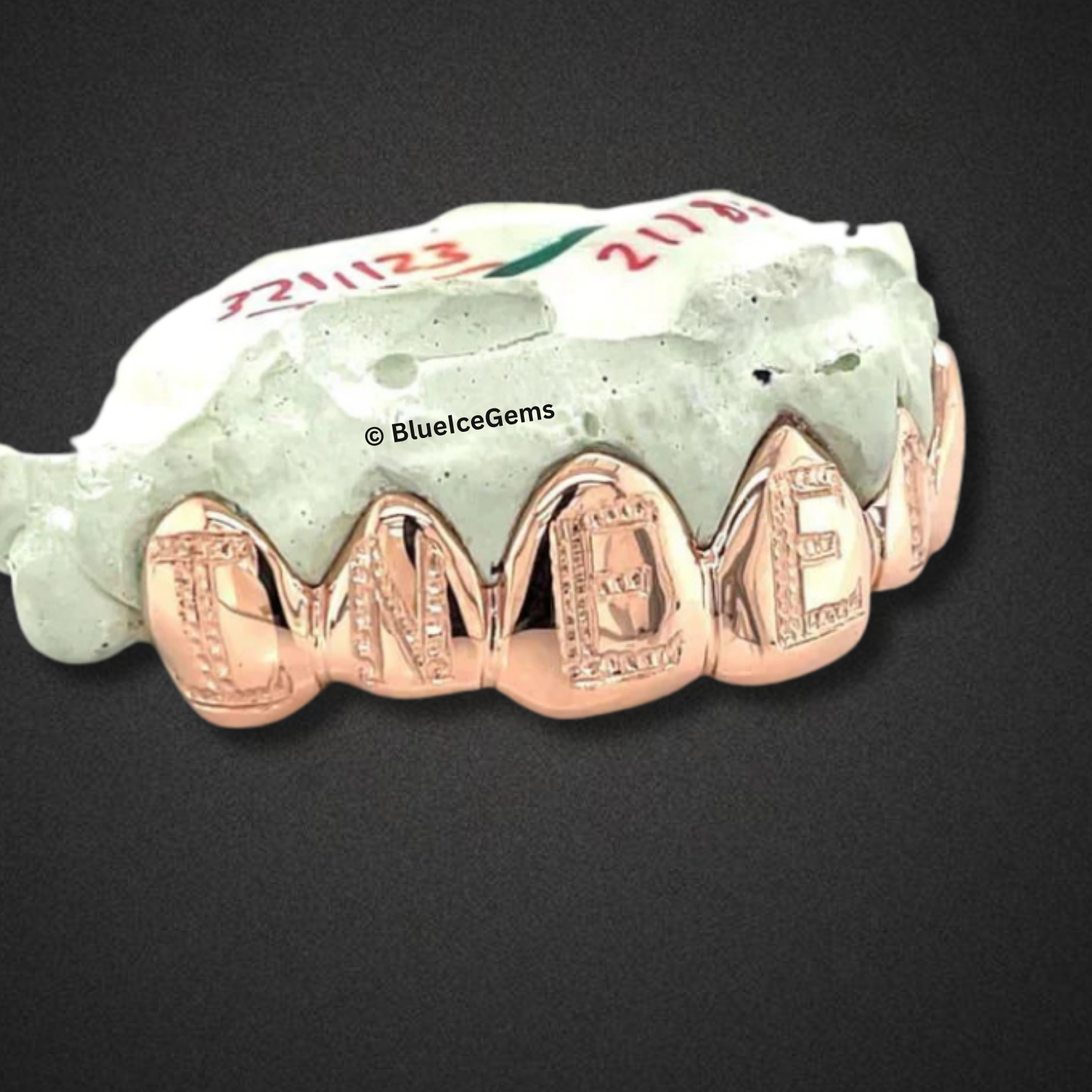 Rose Script Name Grillz