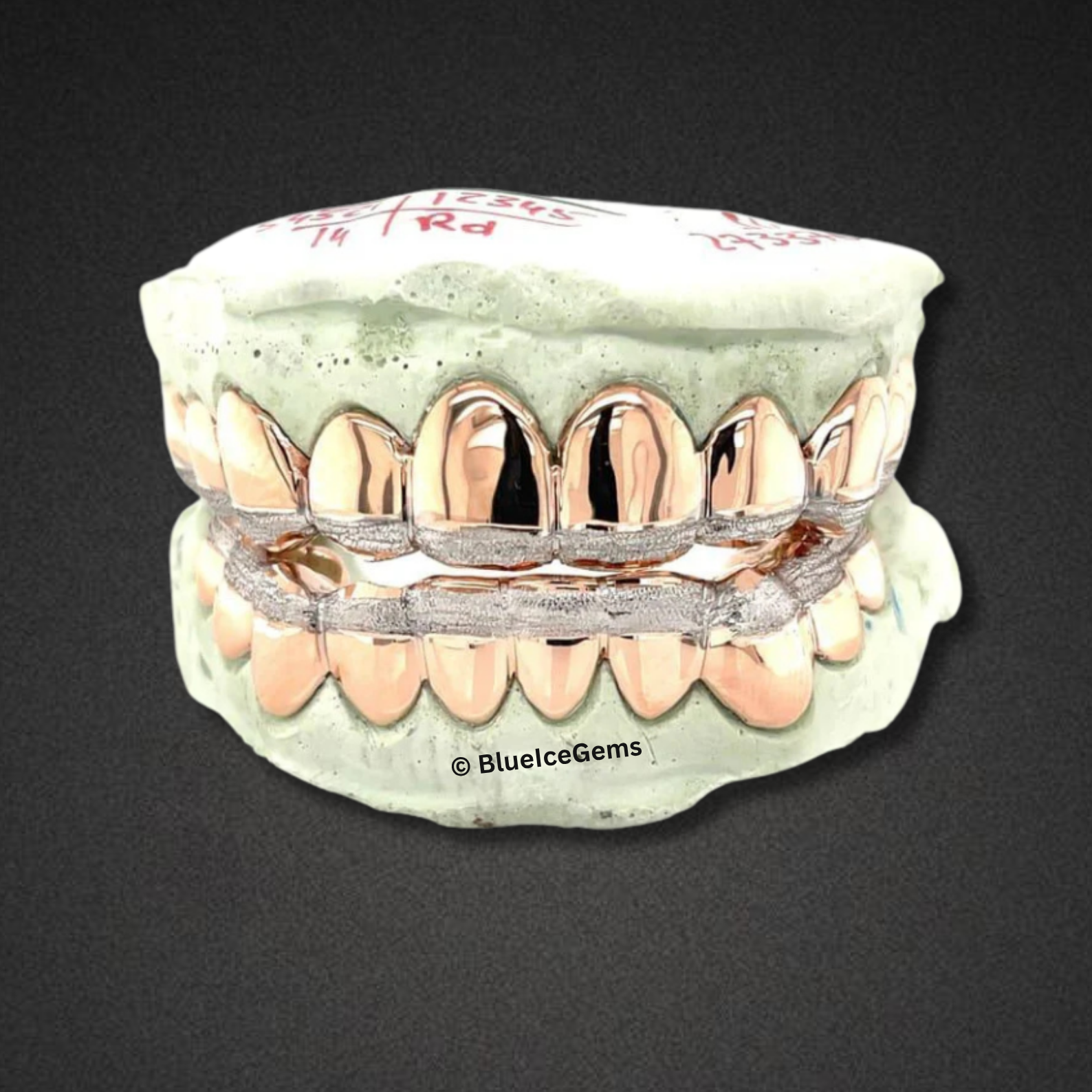 Rose Rail Solid Set Grillz