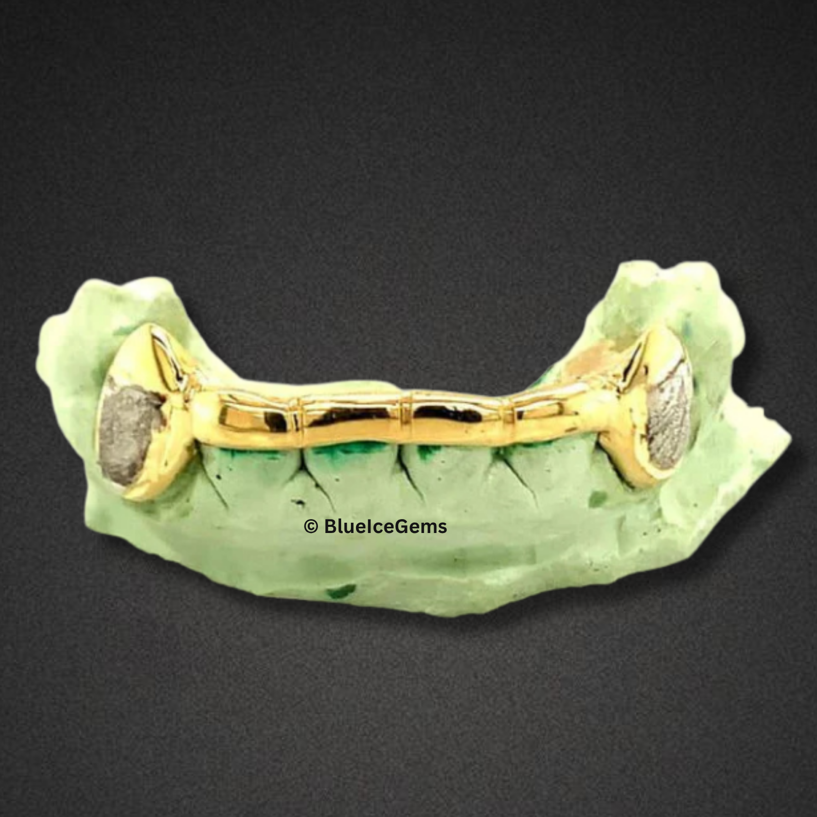 Slick Fang Bar Gold Grillz