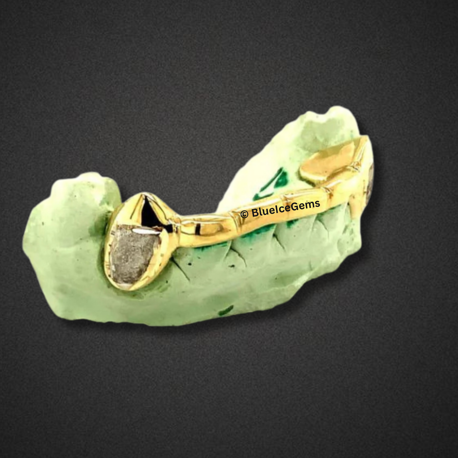 Slick Fang Bar Gold Grillz