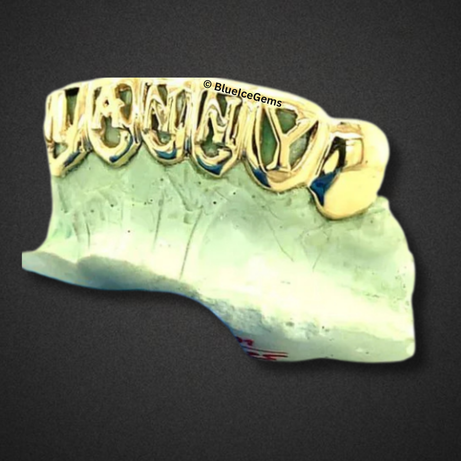 Custom Name Old English Grillz