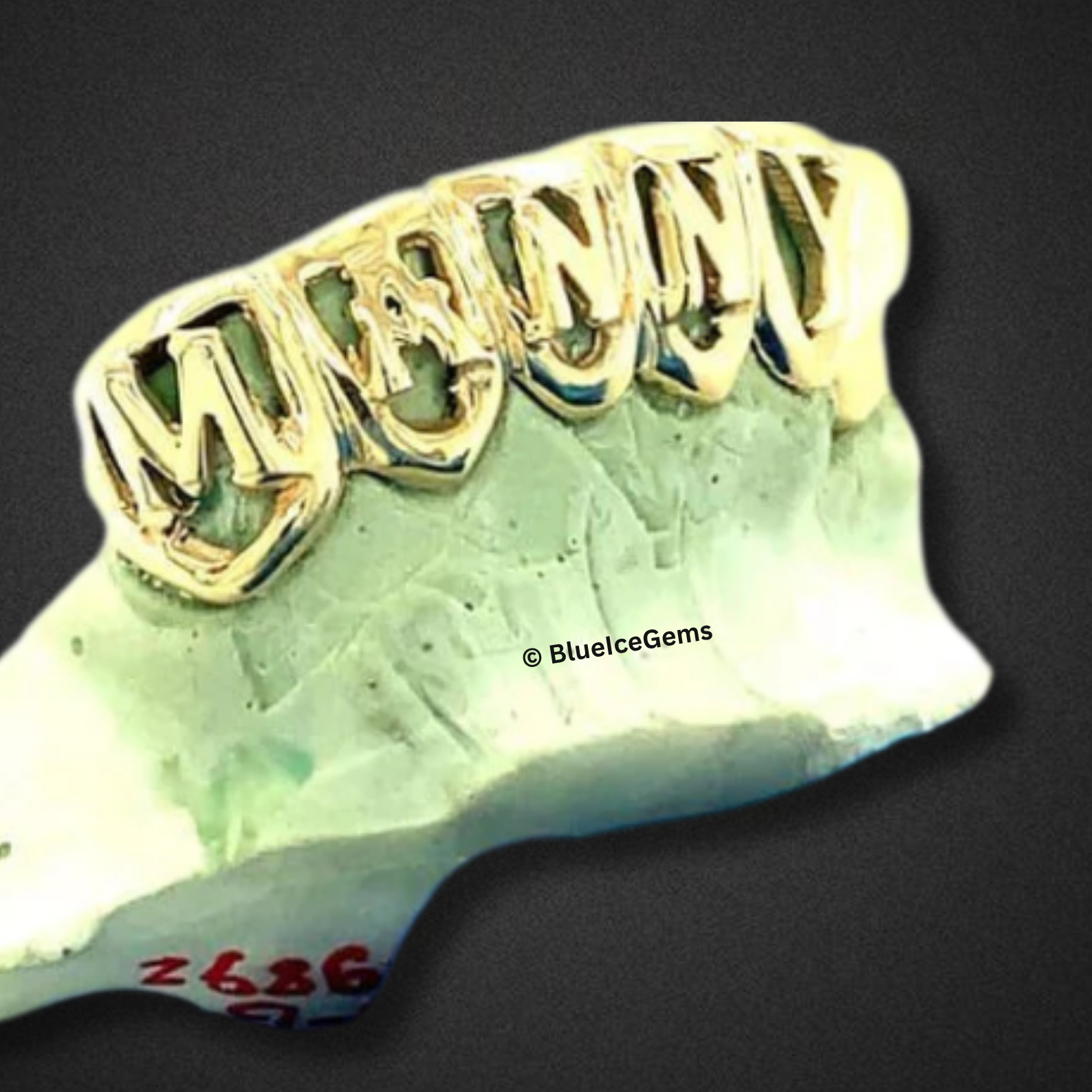 Custom Name Old English Grillz