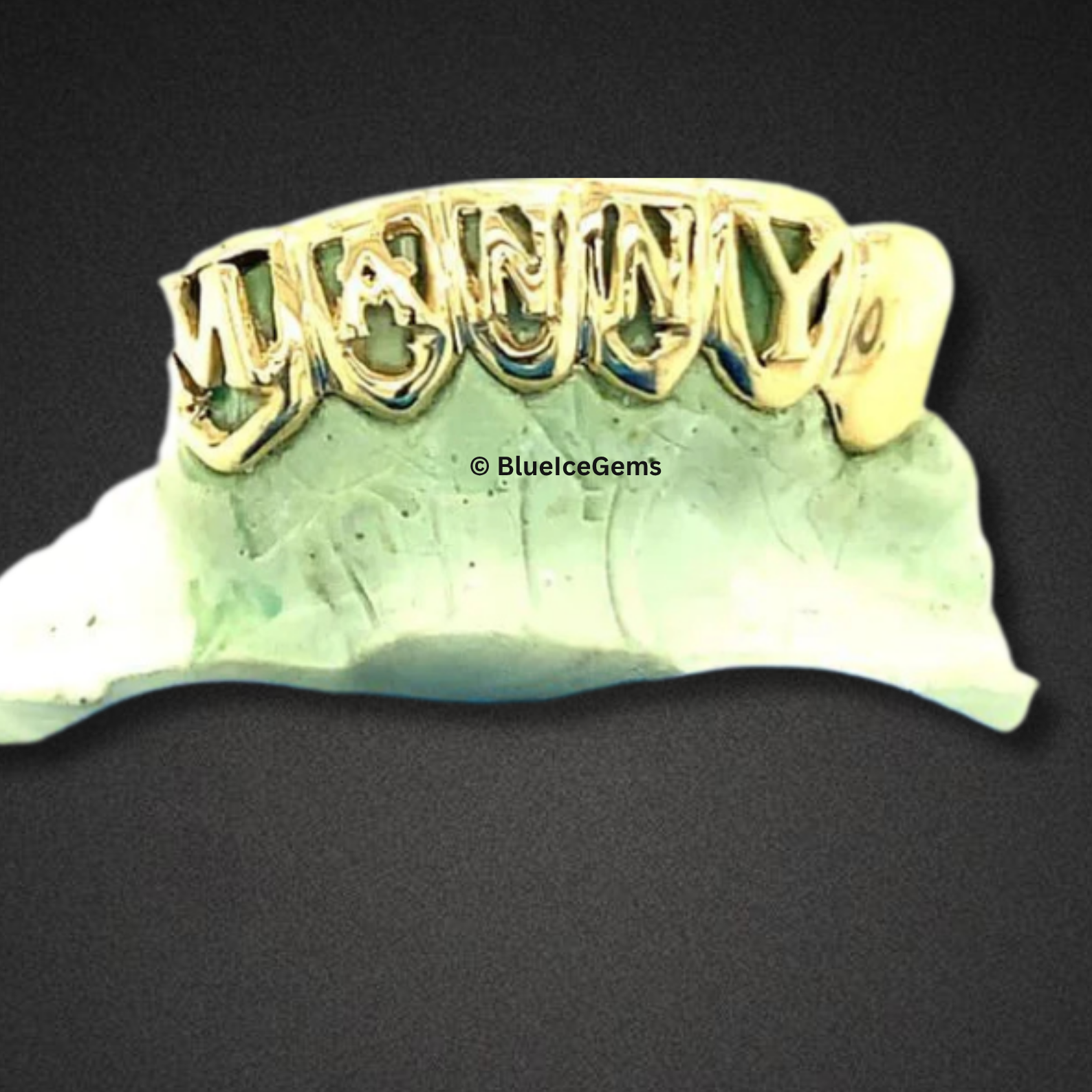 Custom Name Old English Grillz