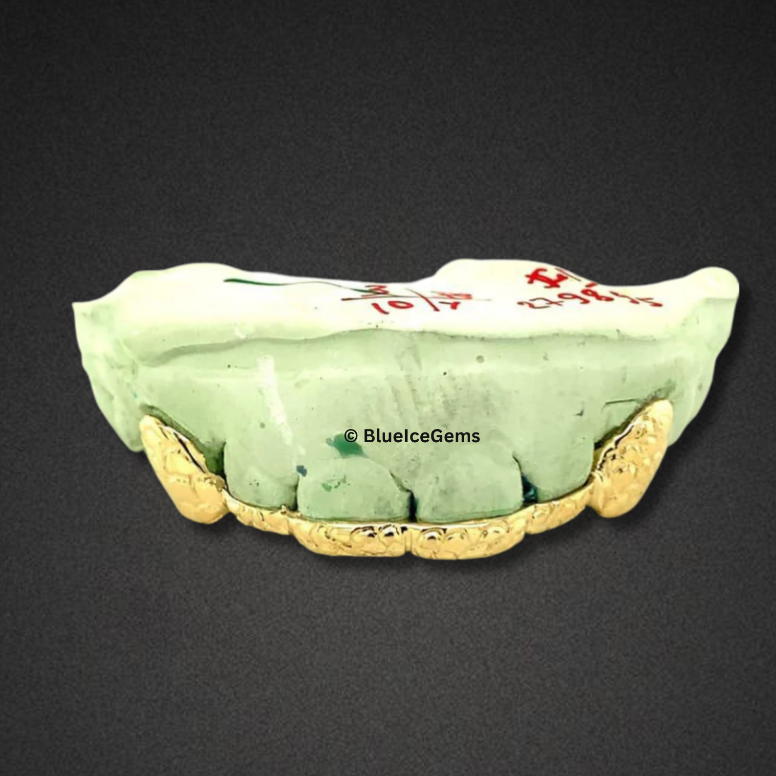 Micro-etch Gold Minimalist Grillz