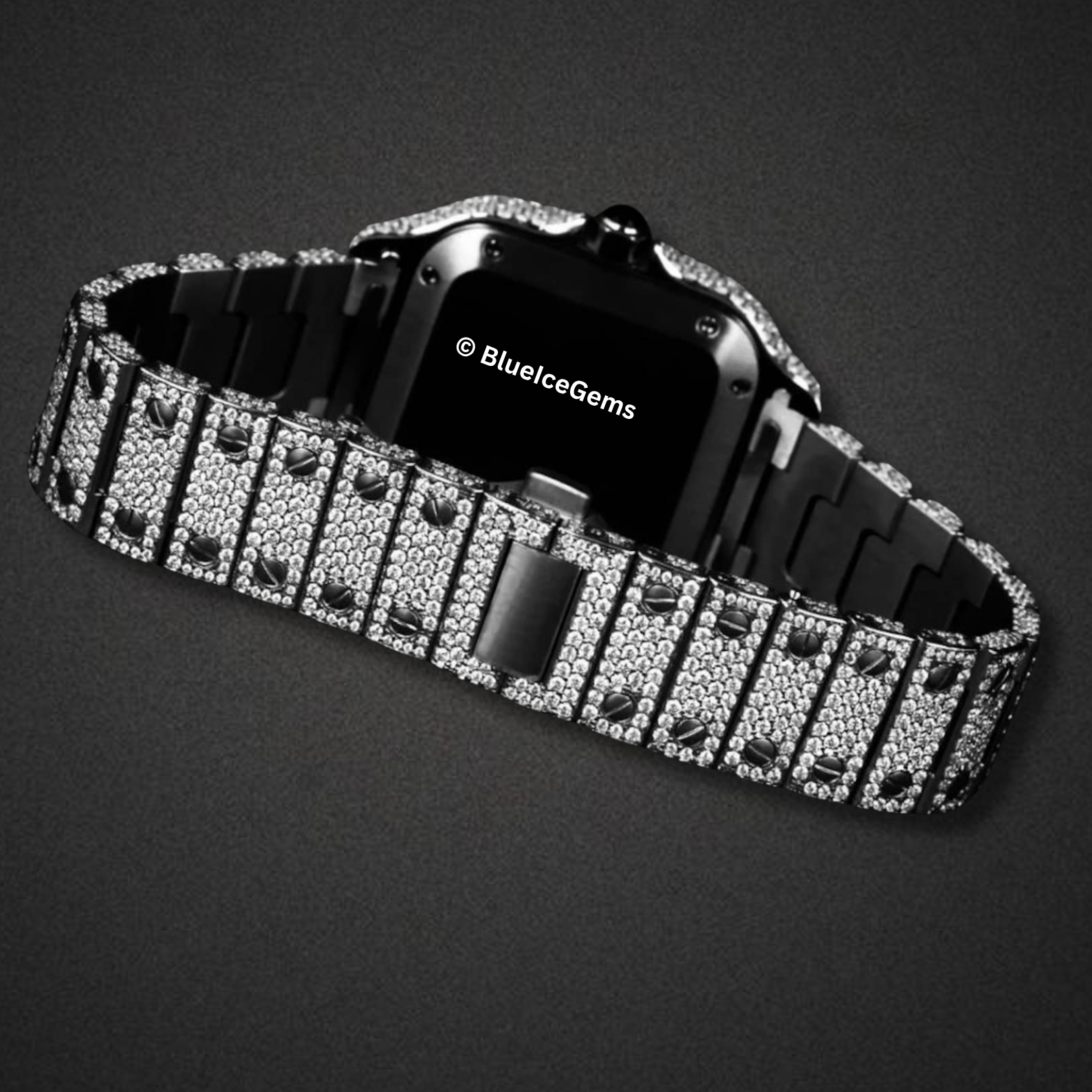 The "Iced Out Sentinel" Diamond Watch