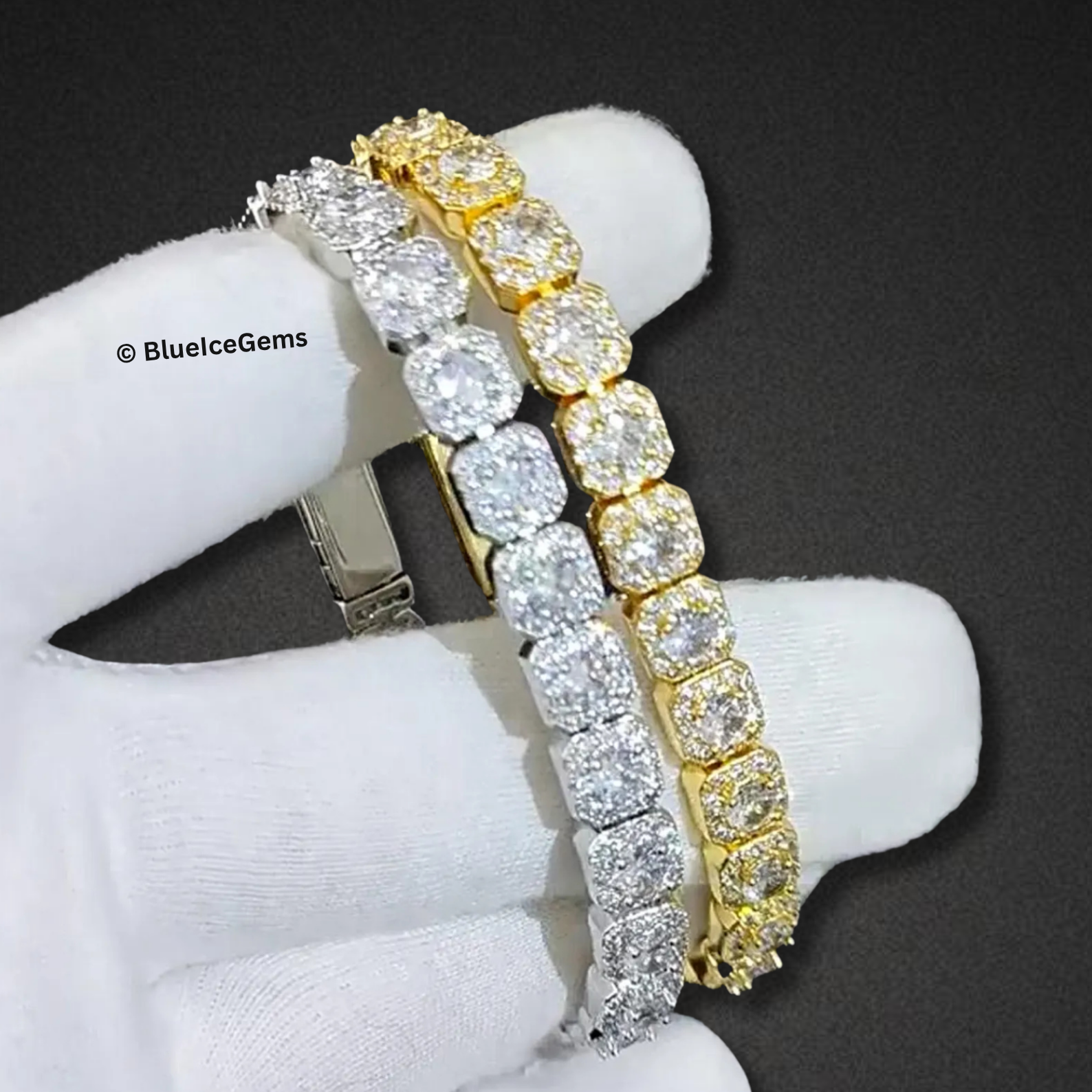Brilliant-Cut Diamond Tennis Bracelet