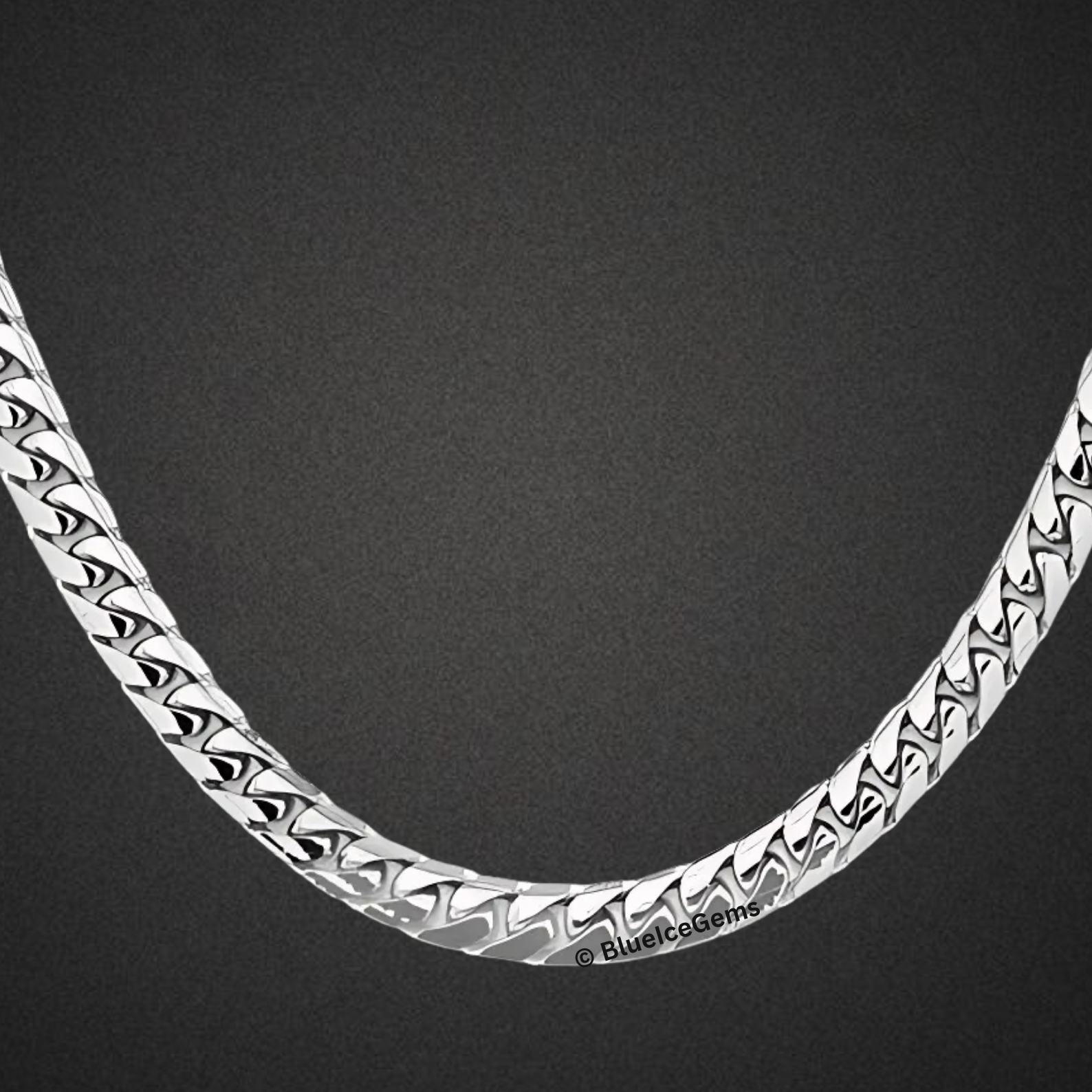 The "Sleek Serpent" Herringbone Chain
