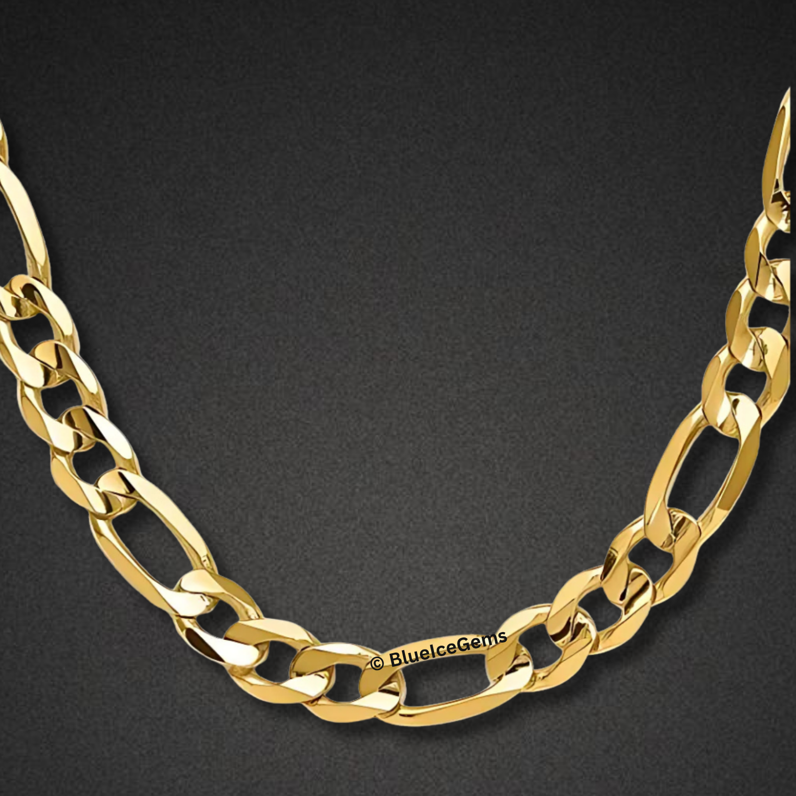 The "Classic Figaro" Solid Gold Chain